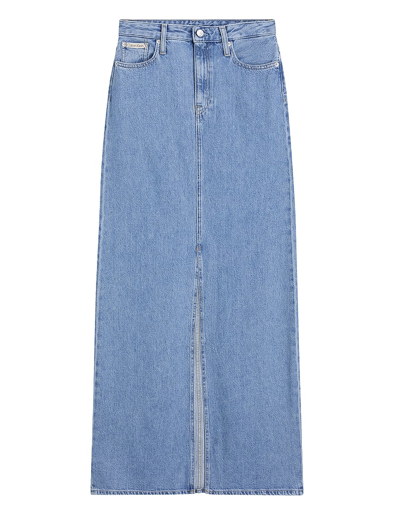 Calvin Klein Jeans - A-LINE MAXI DENIM SKIRT - jeansröcke - denim light - 1