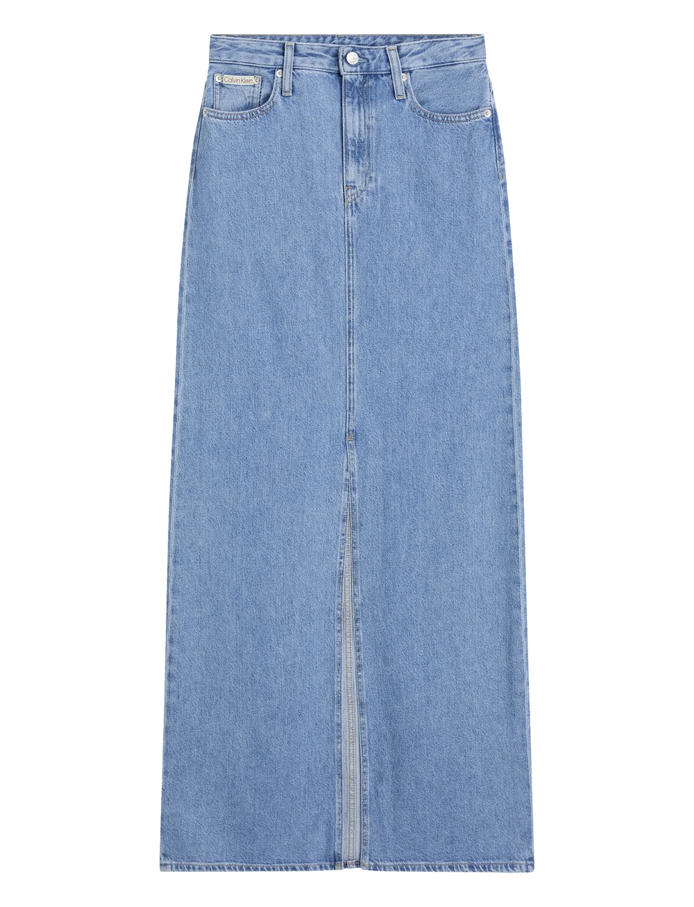 Calvin Klein Jeans - A-LINE MAXI DENIM SKIRT - denim skirts - denim light - 1