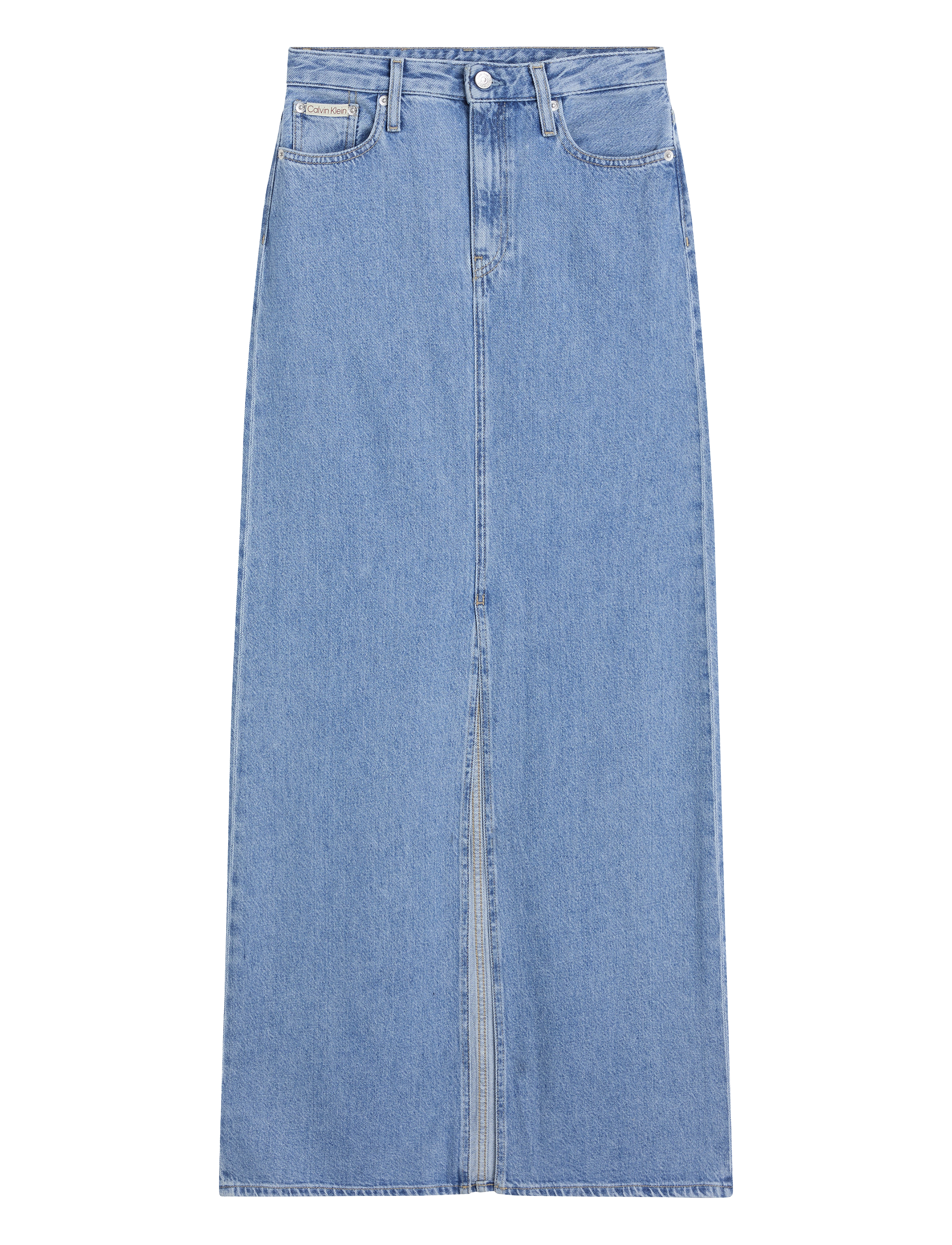 Calvin Klein Jeans - A-LINE MAXI DENIM SKIRT - jupes en jeans - denim light - 1
