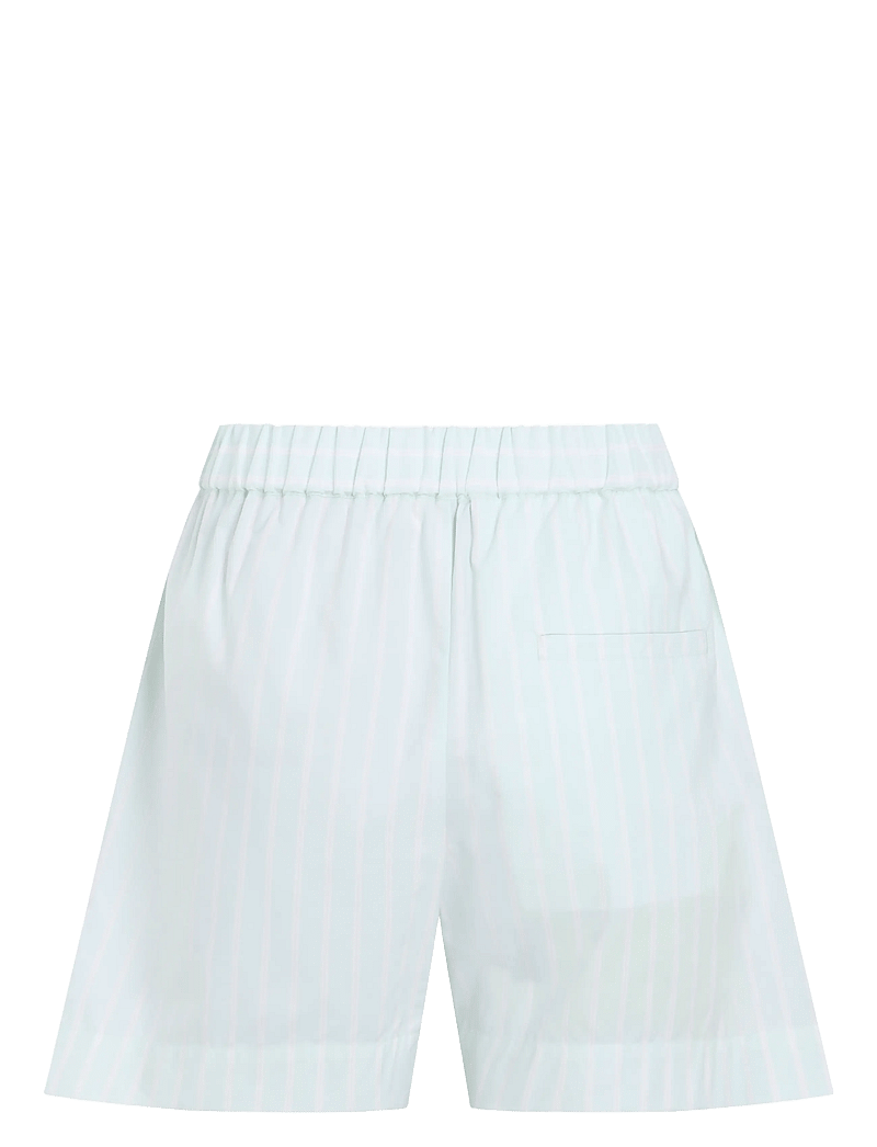 Calvin Klein Jeans - SUMMER POPLIN BOXER SHORT - lühikesed vabaajapüksid - moonlight jade stripe - 1