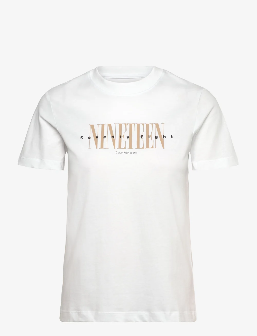 Calvin Klein Jeans - 19 GRAPHIC REG TEE - t-shirts - brilliant white - 1