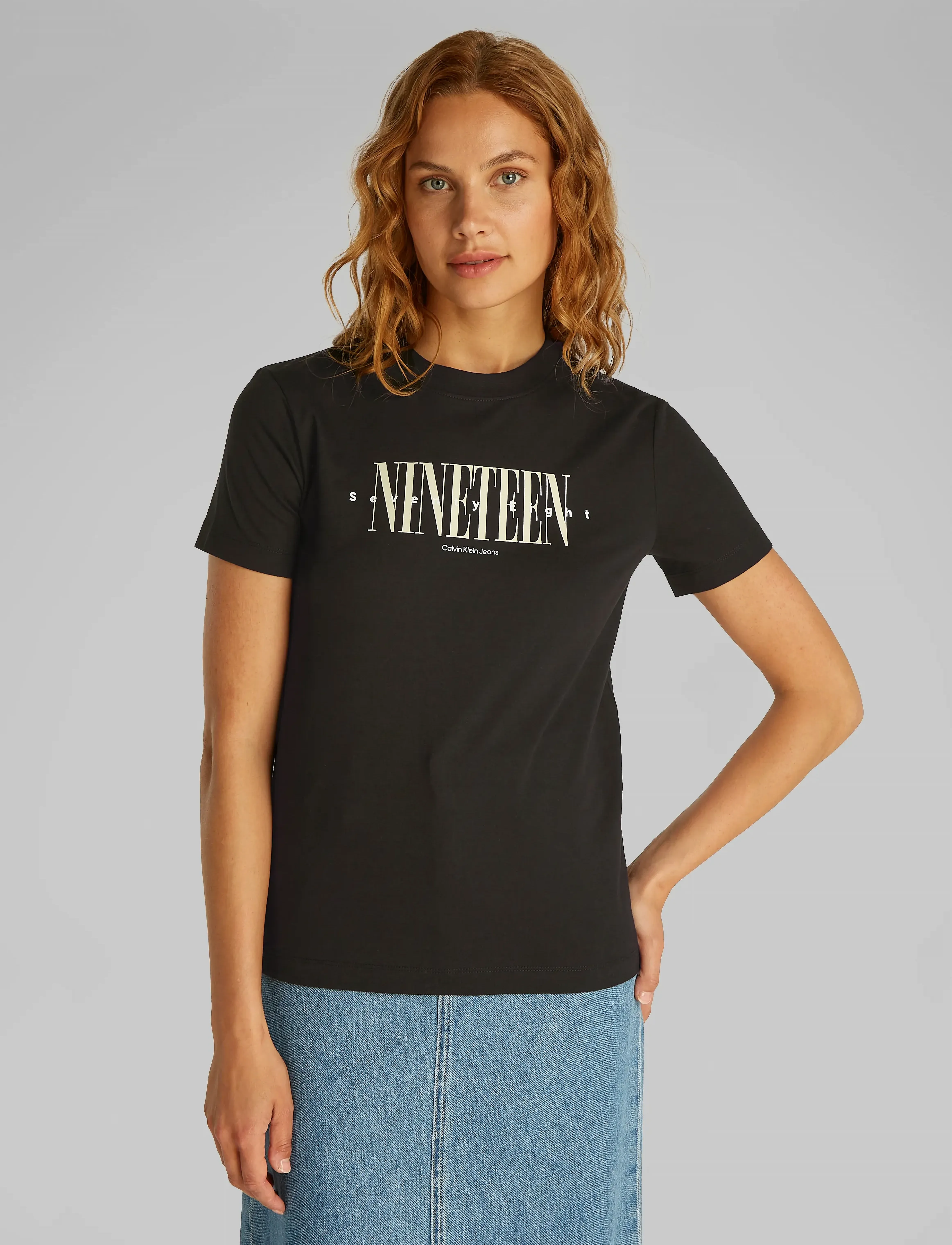 Calvin Klein Jeans 19 GRAPHIC REG TEE - T-särgid - CK BLACK / black