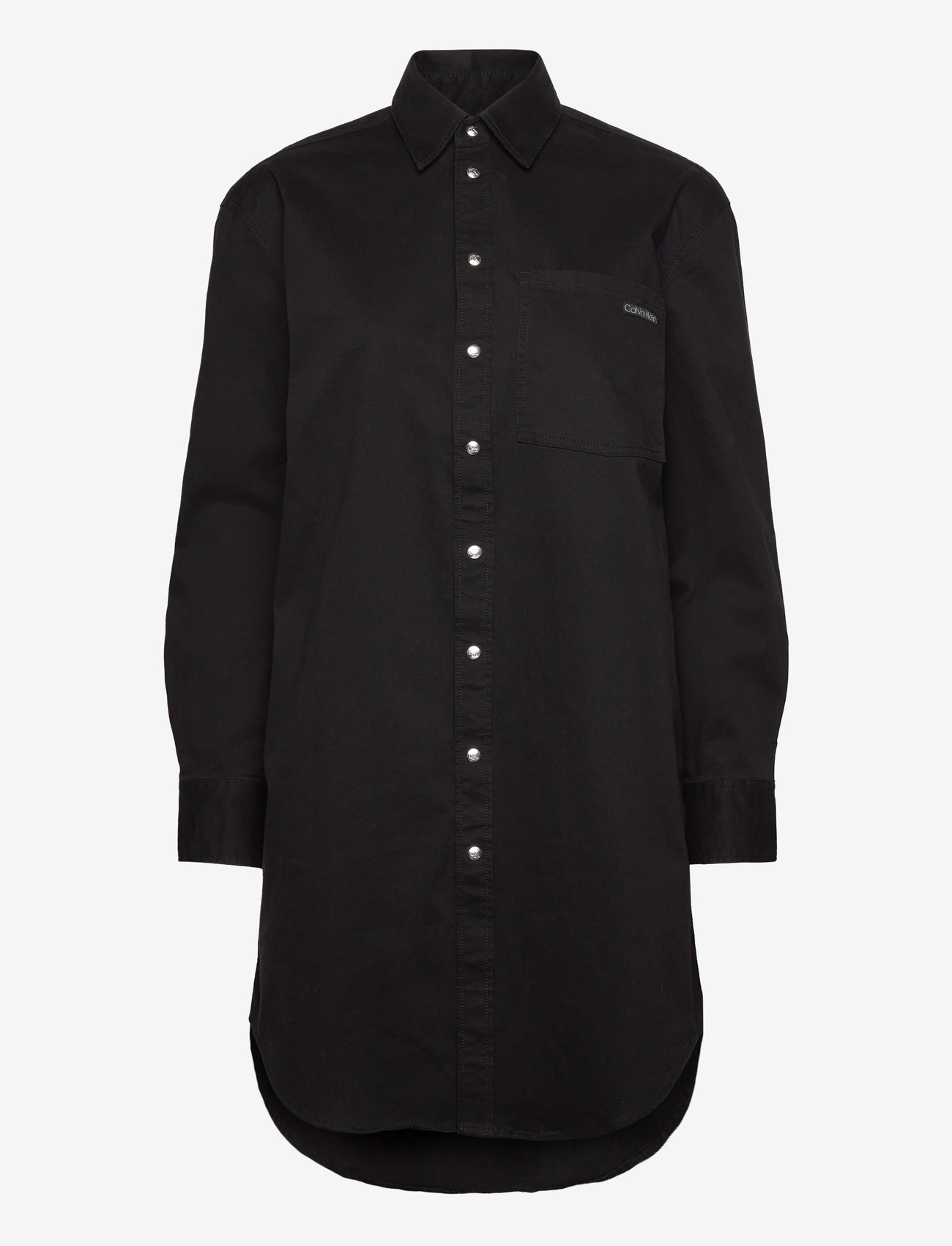 Calvin Klein Jeans - COTTON RELAXED SHIRT DRESS - hemdkleider - ck black - 1