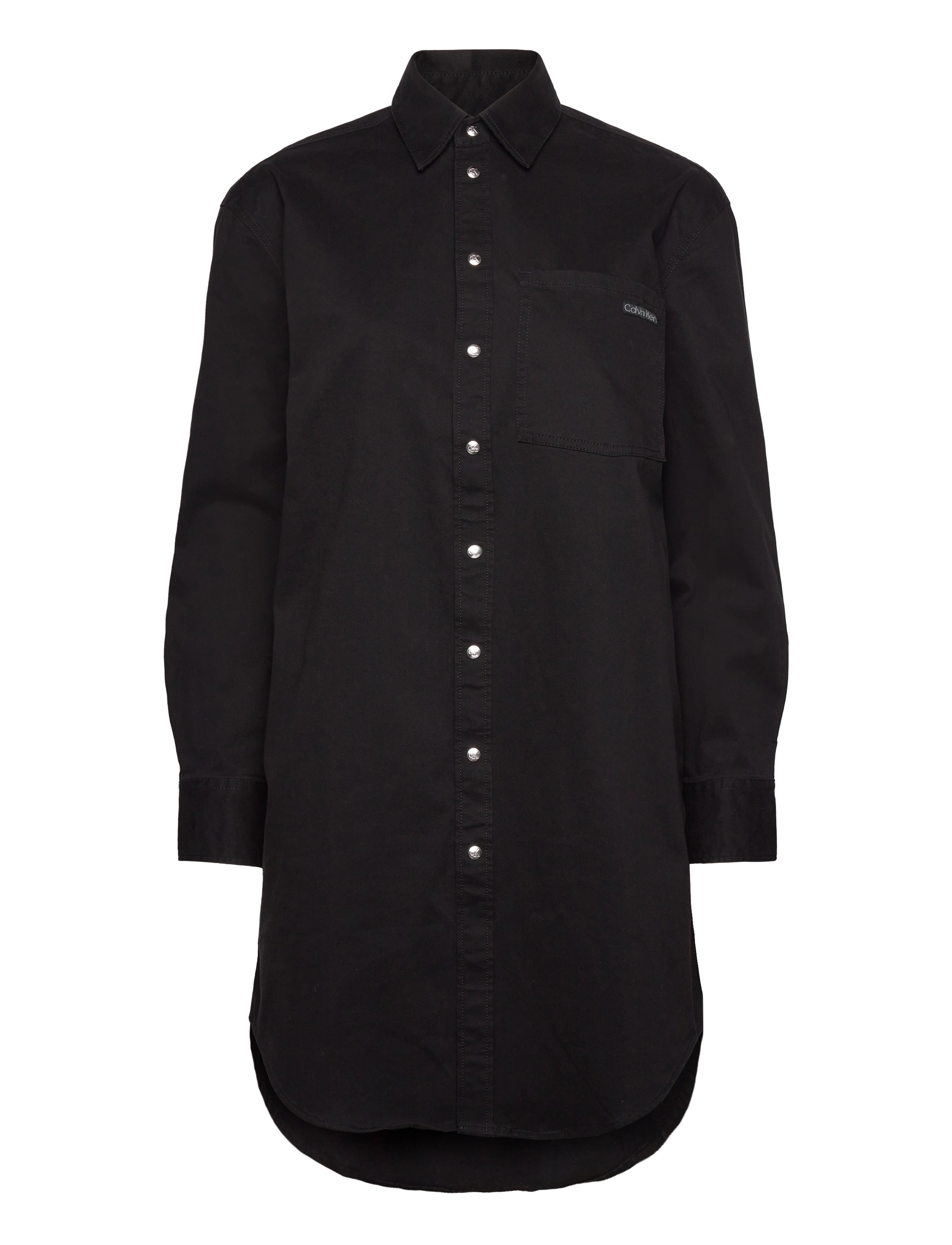 Calvin Klein Jeans - COTTON RELAXED SHIRT DRESS - ck black - 1