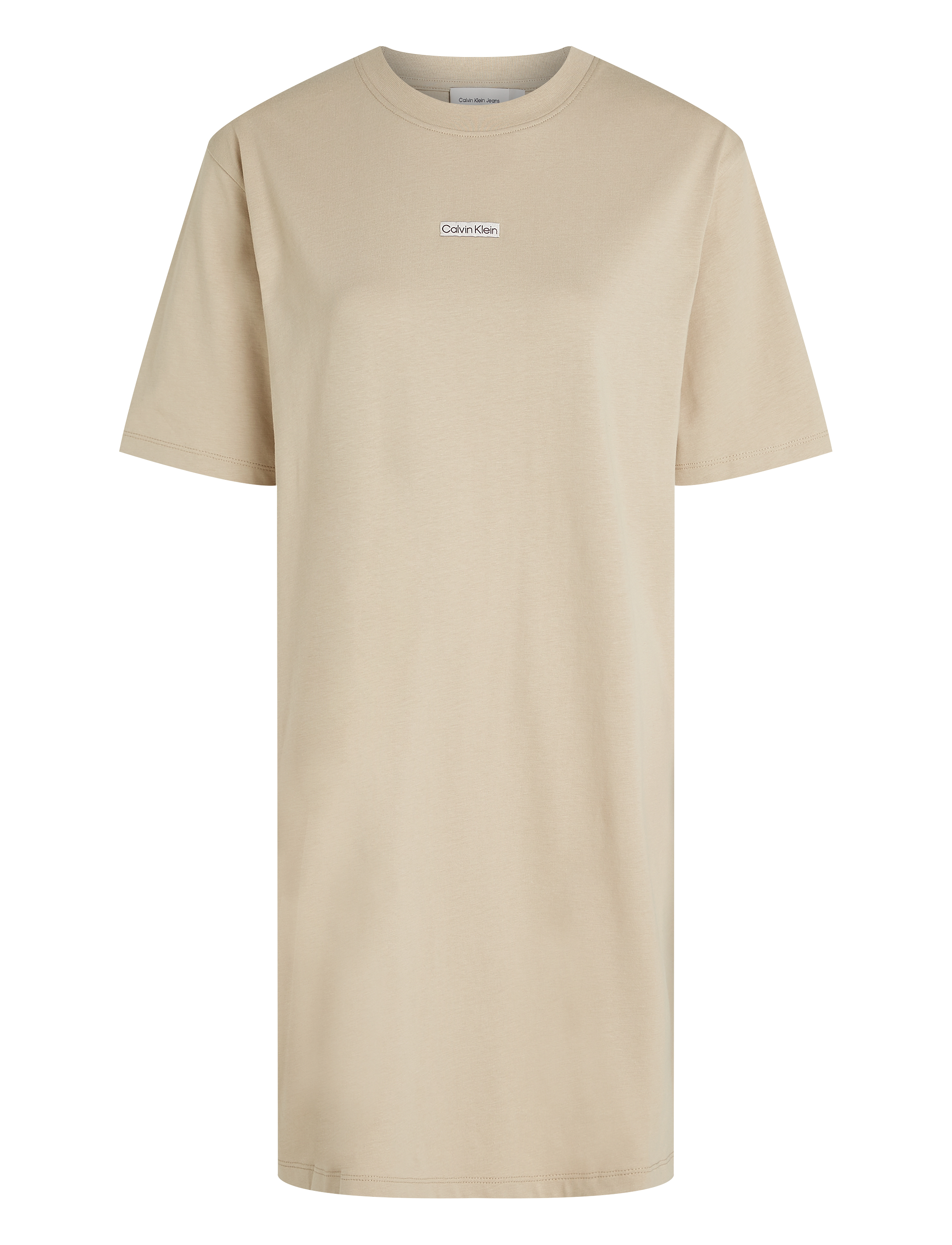 Calvin Klein Jeans - PLACED INST TEE DRESS - white pepper - 1