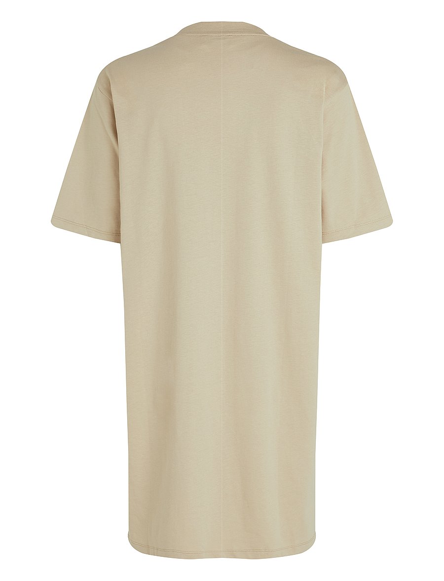 Calvin Klein Jeans - PLACED INST TEE DRESS - white pepper - 5