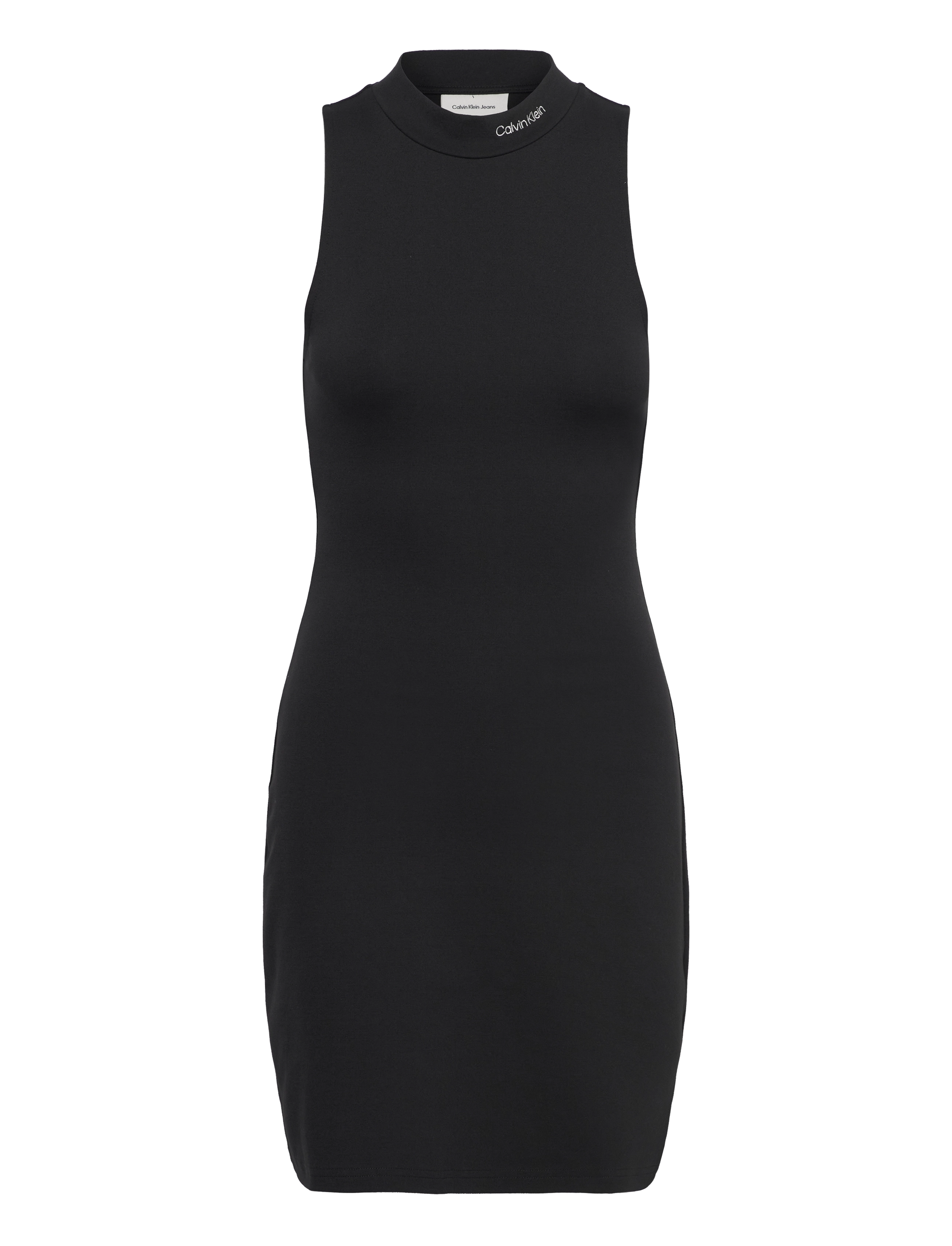 CALVIN KLEIN JEANS Logo Milano Kleid Schwarz - XS - Damen