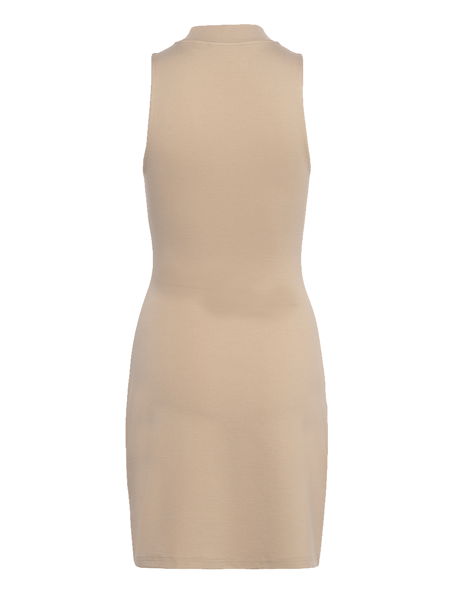 Calvin Klein Jeans - LOGO MILANO DRESS - etuikleider - white pepper - 2