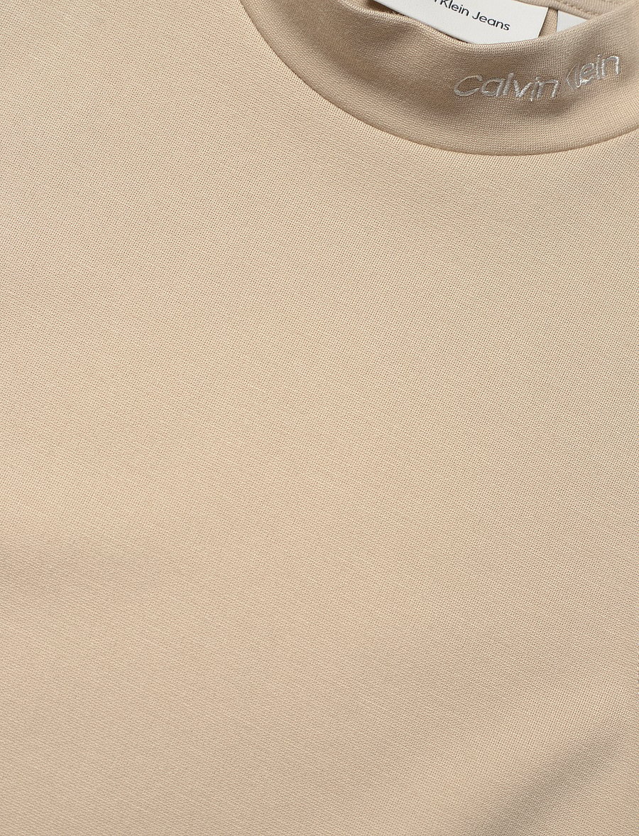 Calvin Klein Jeans - LOGO MILANO DRESS - etuikleider - white pepper - 4