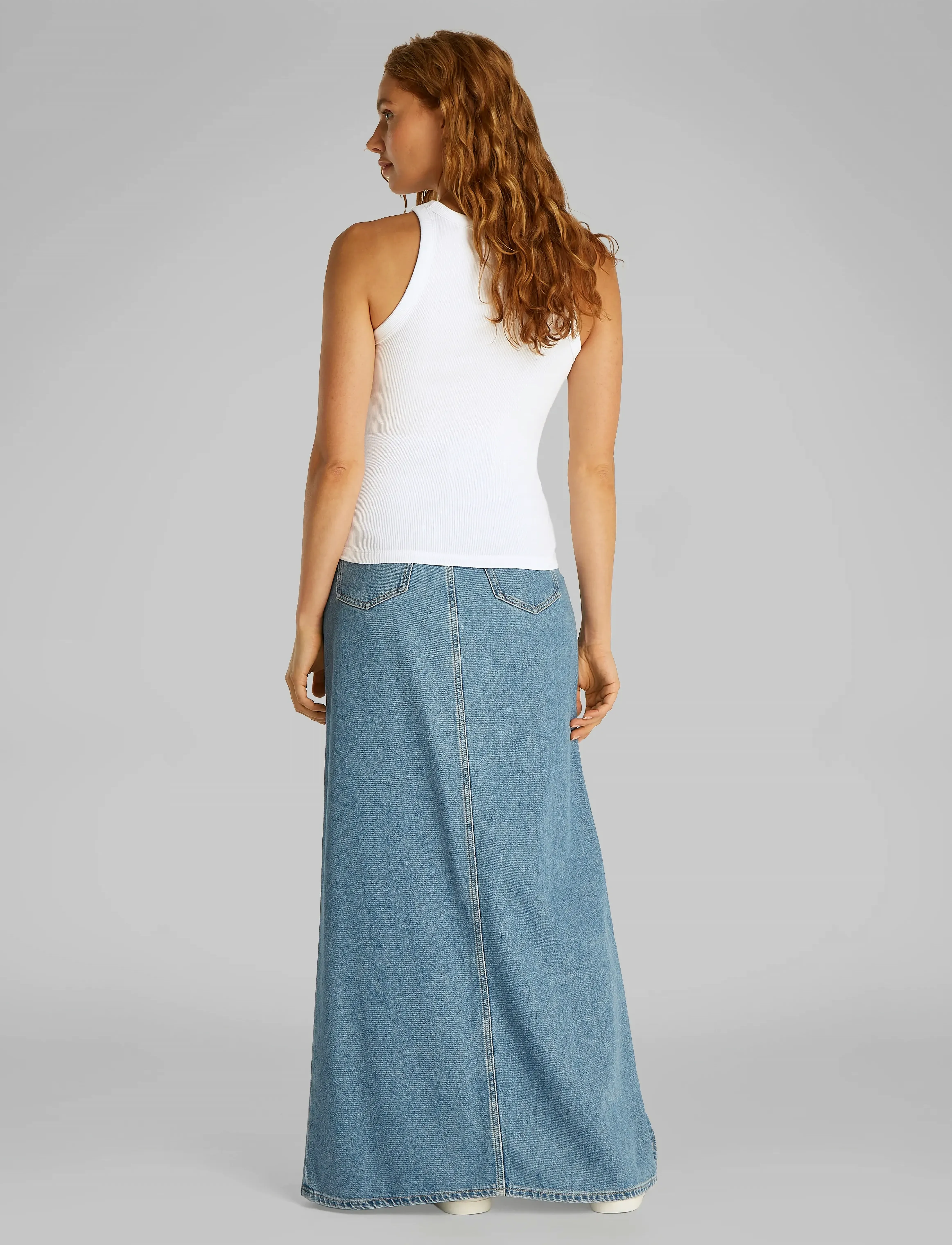 Calvin Klein Jeans - MONOLOGO RIB TANK TOP - brilliant white - 3