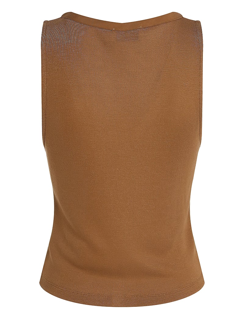 Calvin Klein Jeans - SOFT TOUCH SLEEVELESS CARDIGAN - Ärmellose tops - nuthatch - 4