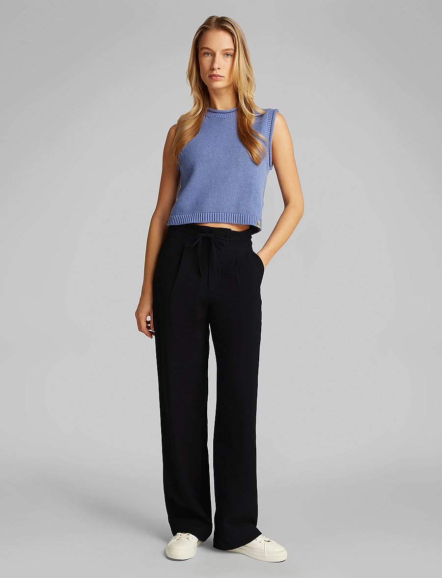 Calvin Klein Jeans - ECOVERO RELAXED STRAIGHT PANT - ck black - 0