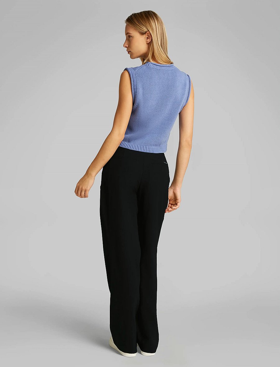 Calvin Klein Jeans - ECOVERO RELAXED STRAIGHT PANT - ck black - 3