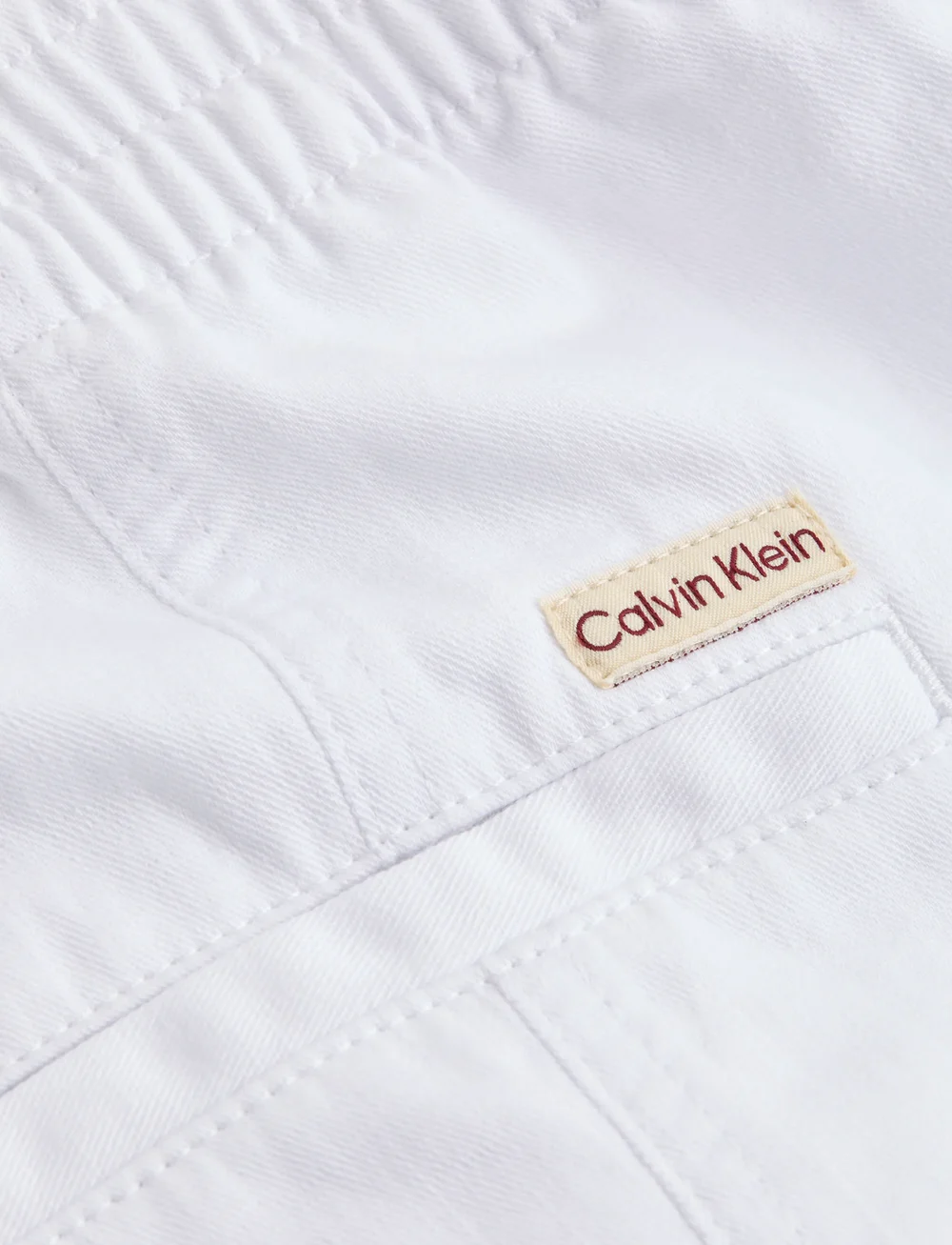 Calvin Klein Jeans - SOFT LINEN PANT - linnebyxor - brilliant white - 5