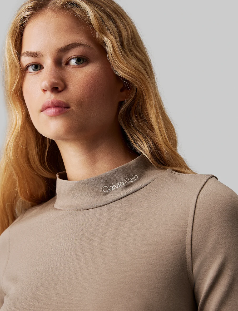 Calvin Klein Jeans - LOGO ELASTIC MILANO DRESS - bodycon dresses - brindle - 3