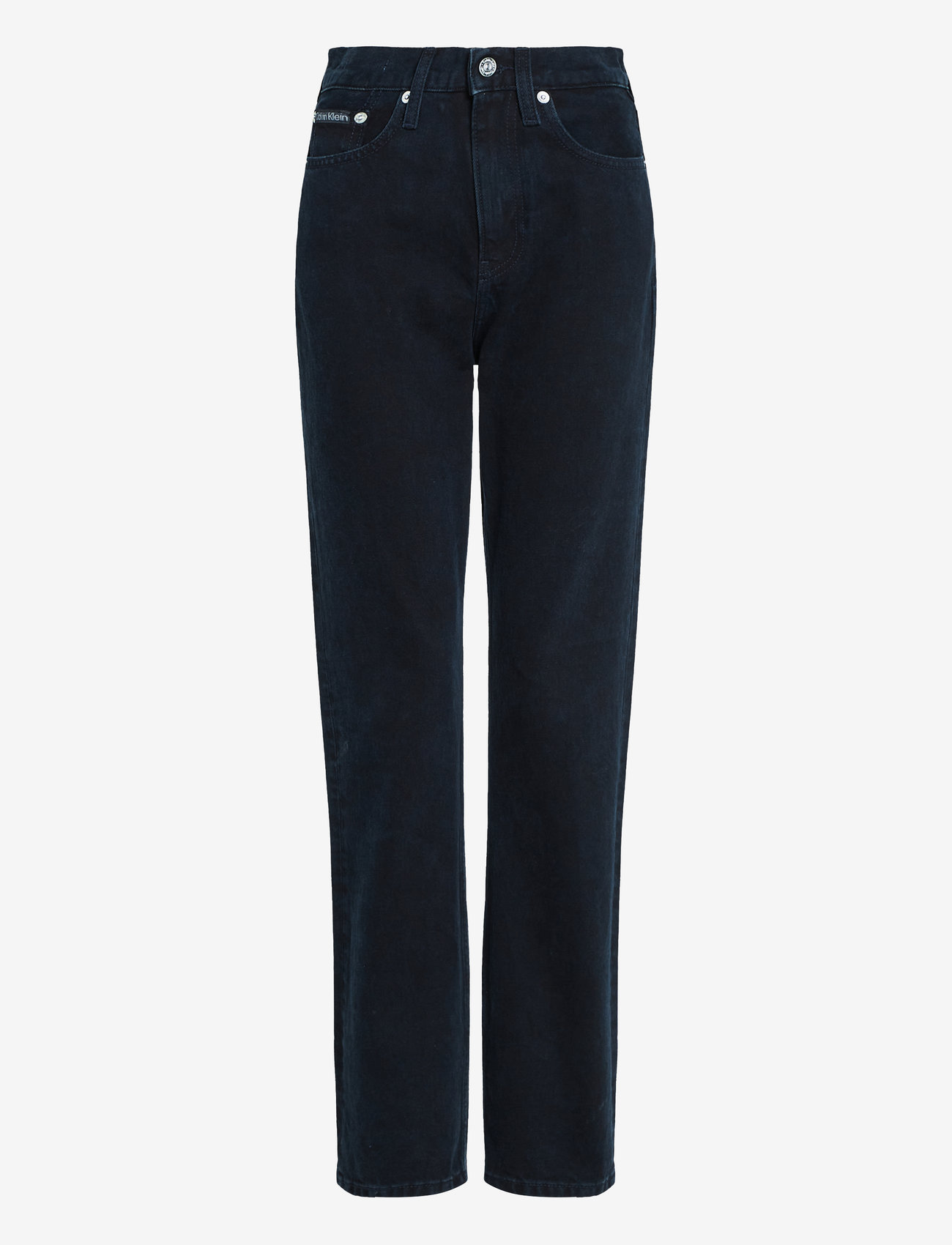 Calvin Klein Jeans - HIGH RISE STRAIGHT - denim dark - 1