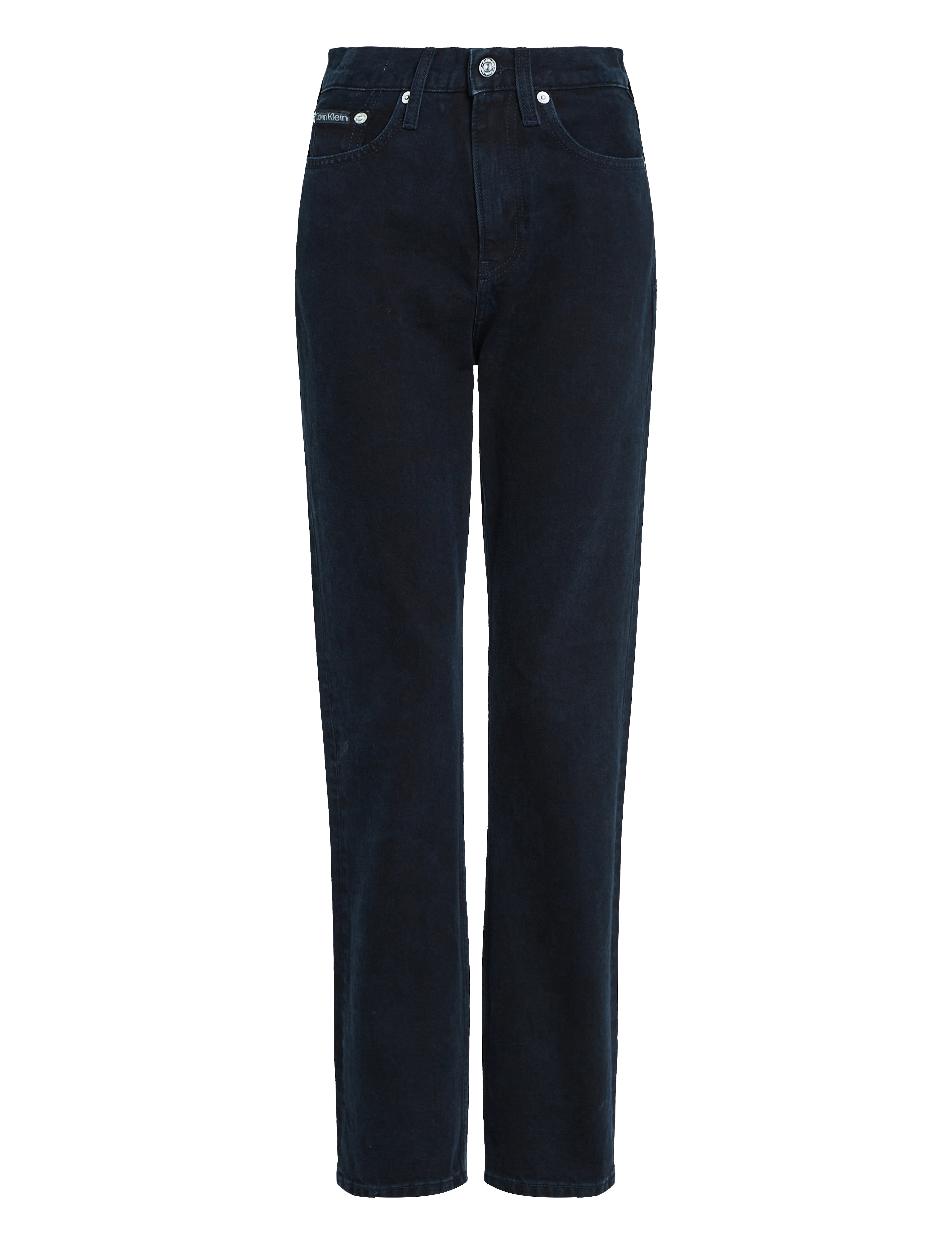 Calvin Klein Jeans HIGH RISE STRAIGHT - Jeans - DENIM DARK / navy