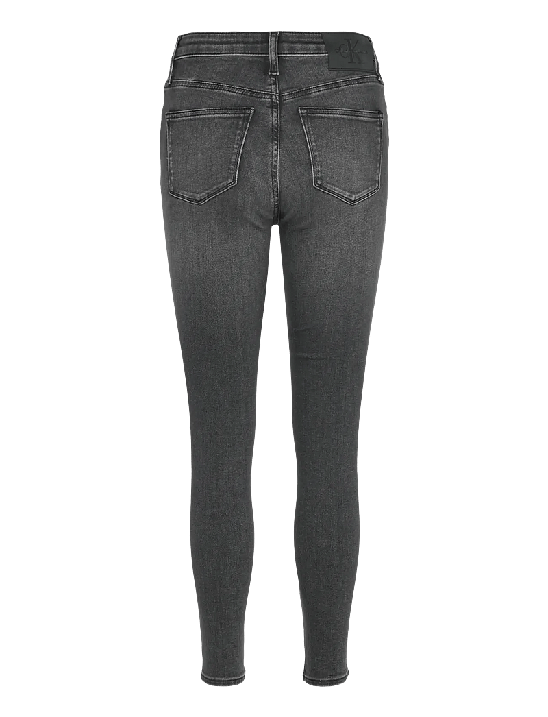 Calvin Klein Jeans - HIGH RISE SUPER SKINNY ANKLE - skinny jeans - denim black - 2