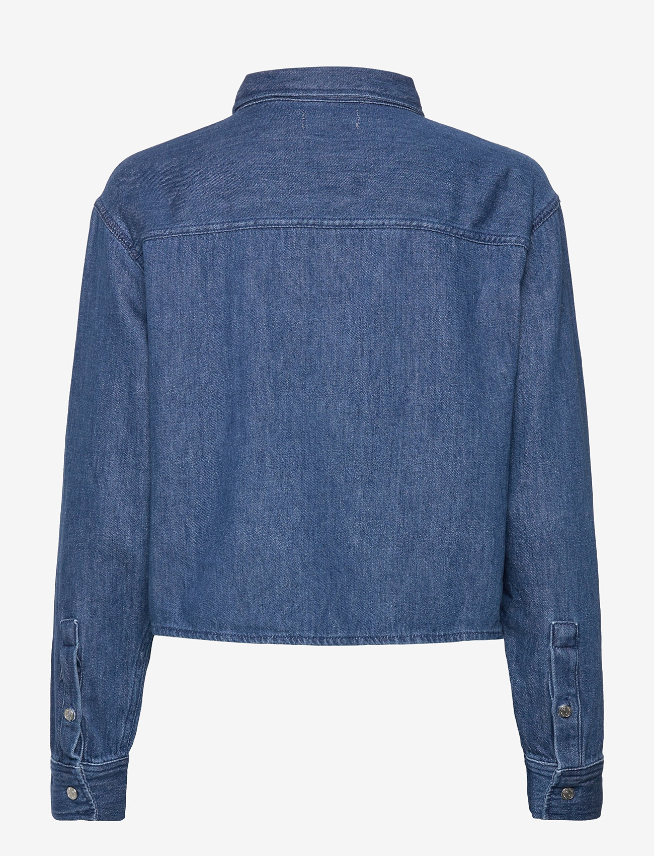 Calvin Klein Jeans - CROPPED DAD DENIM SHIRT - denim medium - 2