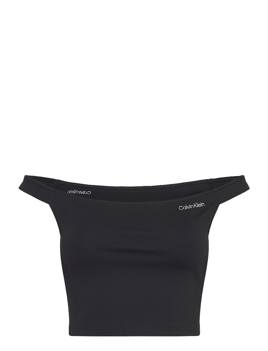 Calvin Klein Jeans - LOGO BARDOT MILANO TOP - ck black - 1