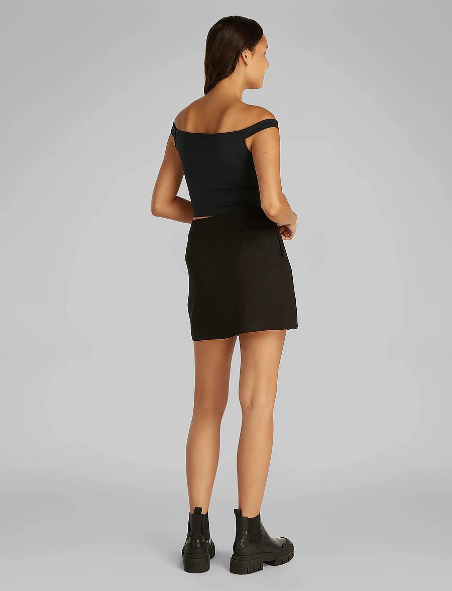 Calvin Klein Jeans - LOGO BARDOT MILANO TOP - ck black - 3