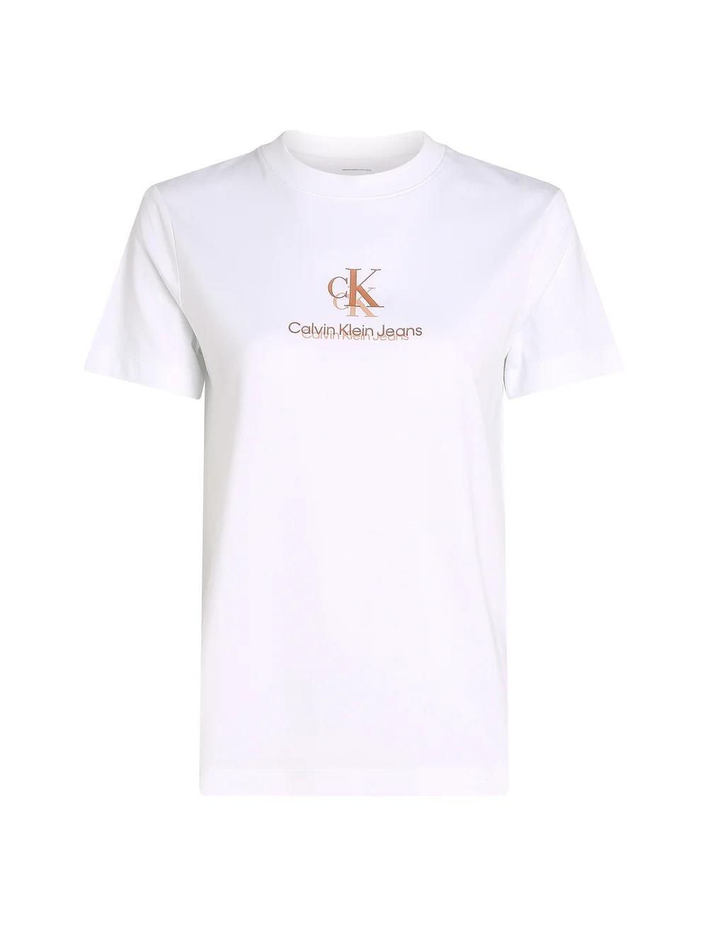 Calvin Klein Jeans - SHADOW GRAPHIC REGULAR TEE - t-shirts - brilliant white - 1