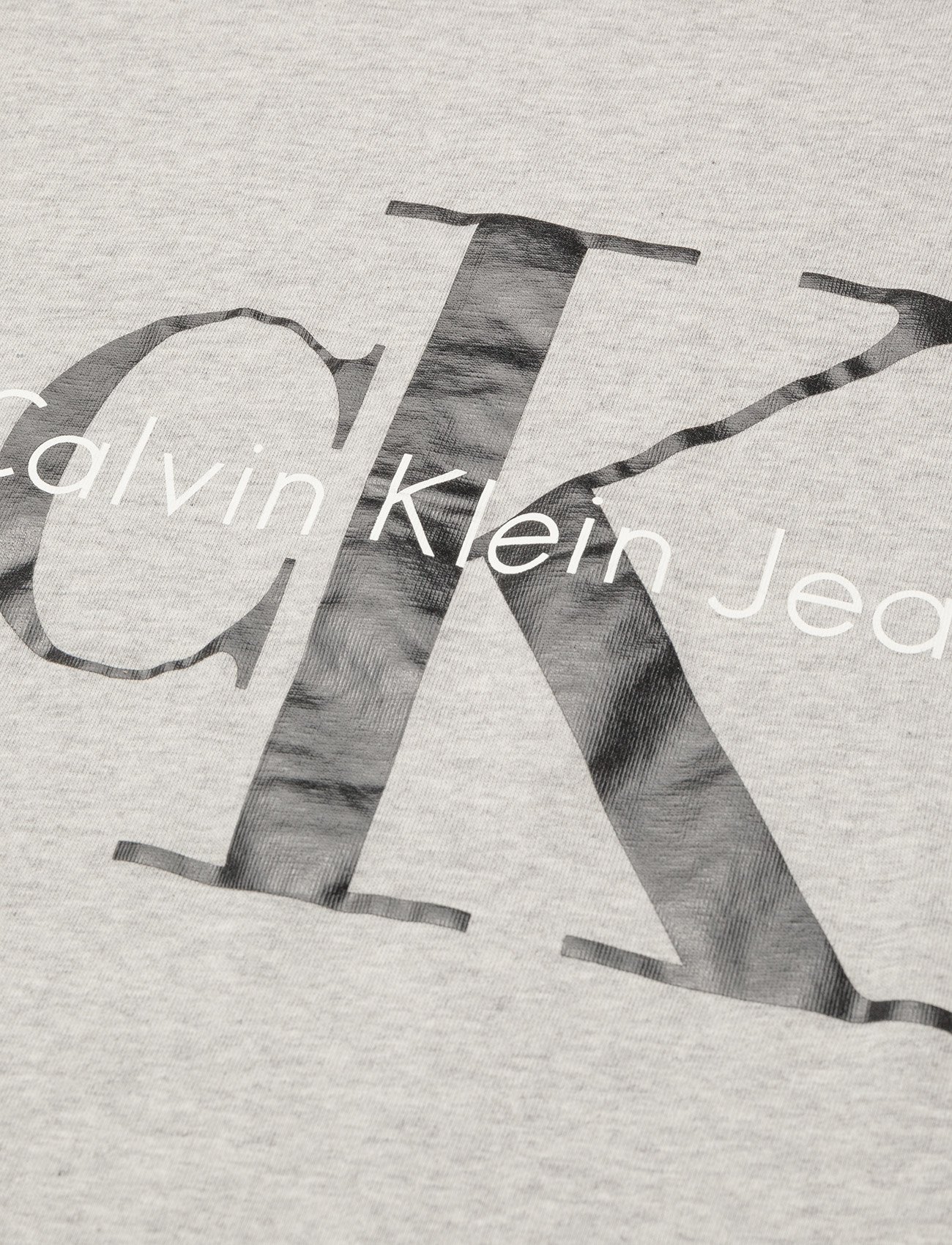 Calvin Klein Jeans - SHRUNKEN TEE - light grey heather - 3
