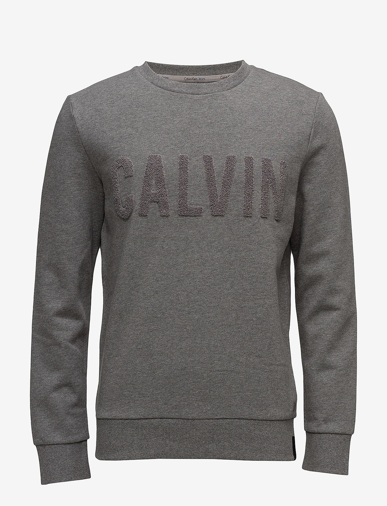 Calvin Klein Jeans - HAPEXO CN HKNIT LS - mid grey heather - 0