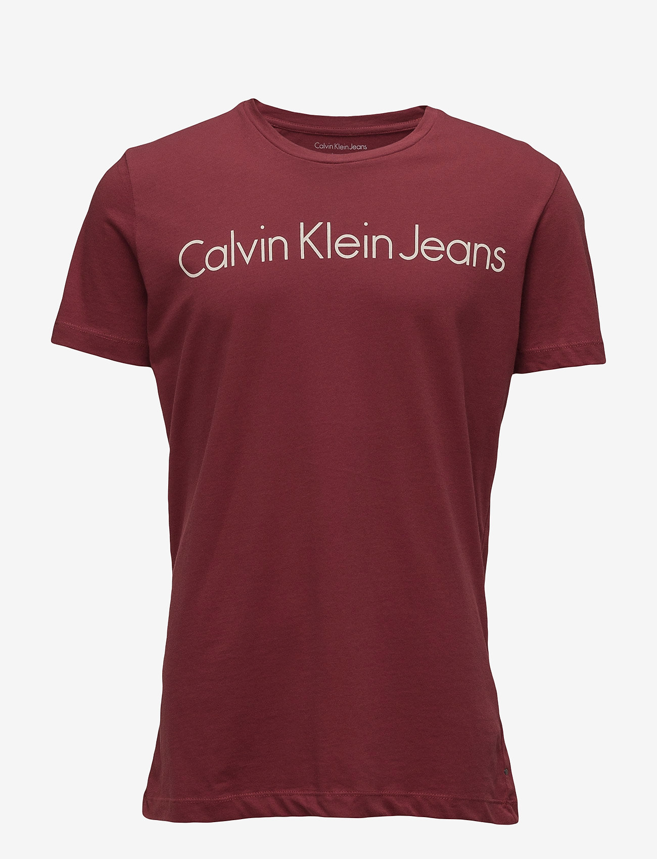 Calvin Klein Jeans - TREASURE CN TEE SS, - merlot - 0