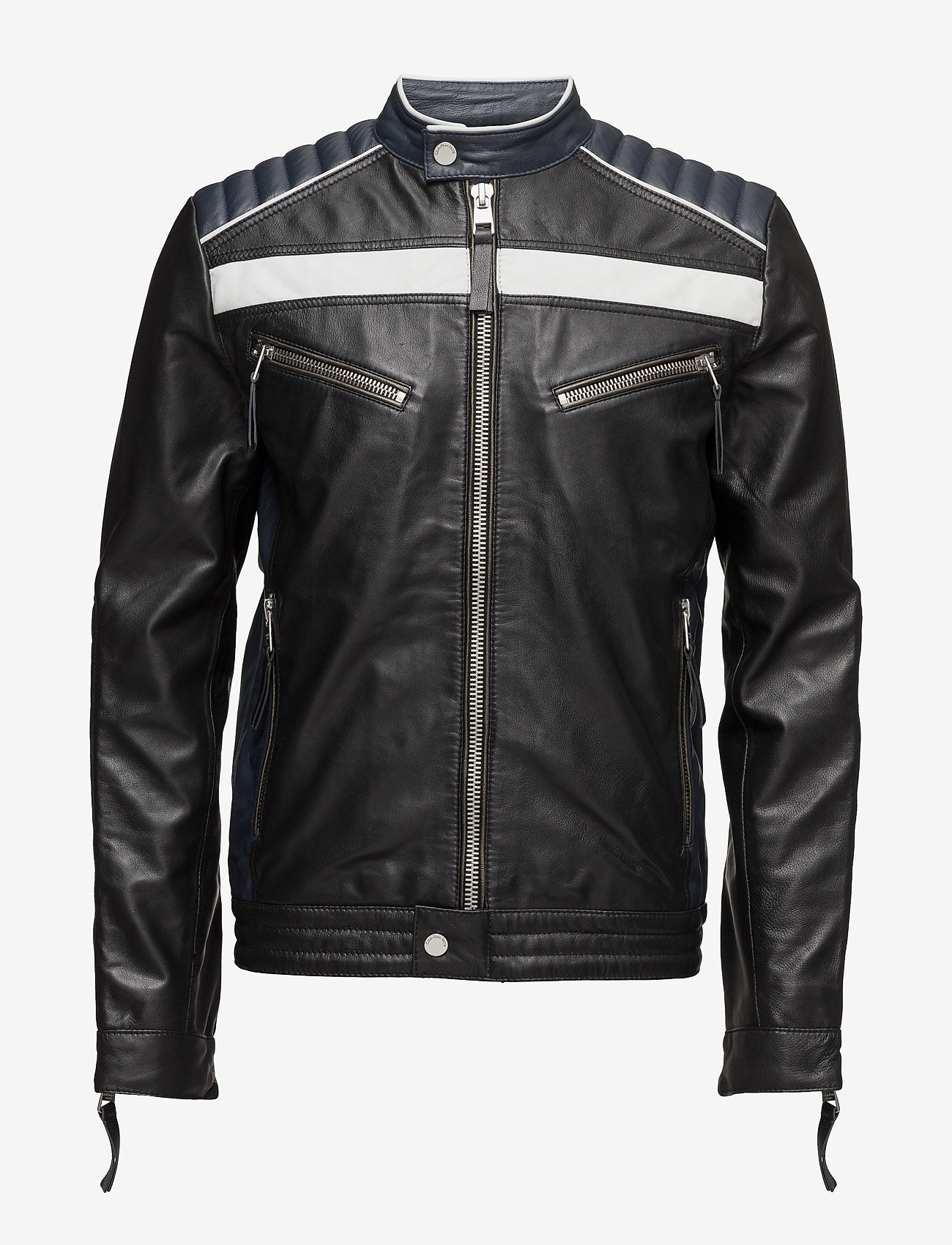 Calvin Klein Jeans - MALFO LEATHER RACER, - ck black - 0