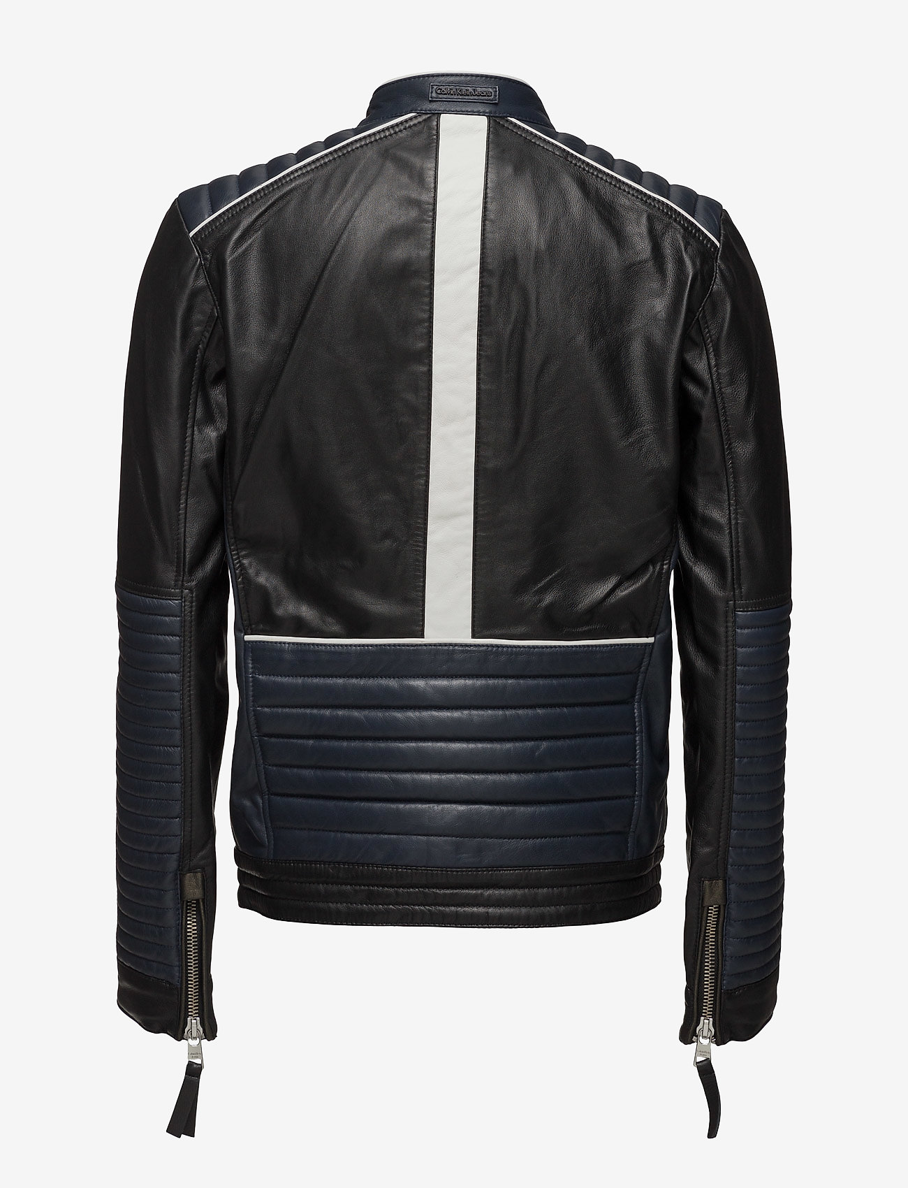 Calvin Klein Jeans - MALFO LEATHER RACER, - ck black - 1