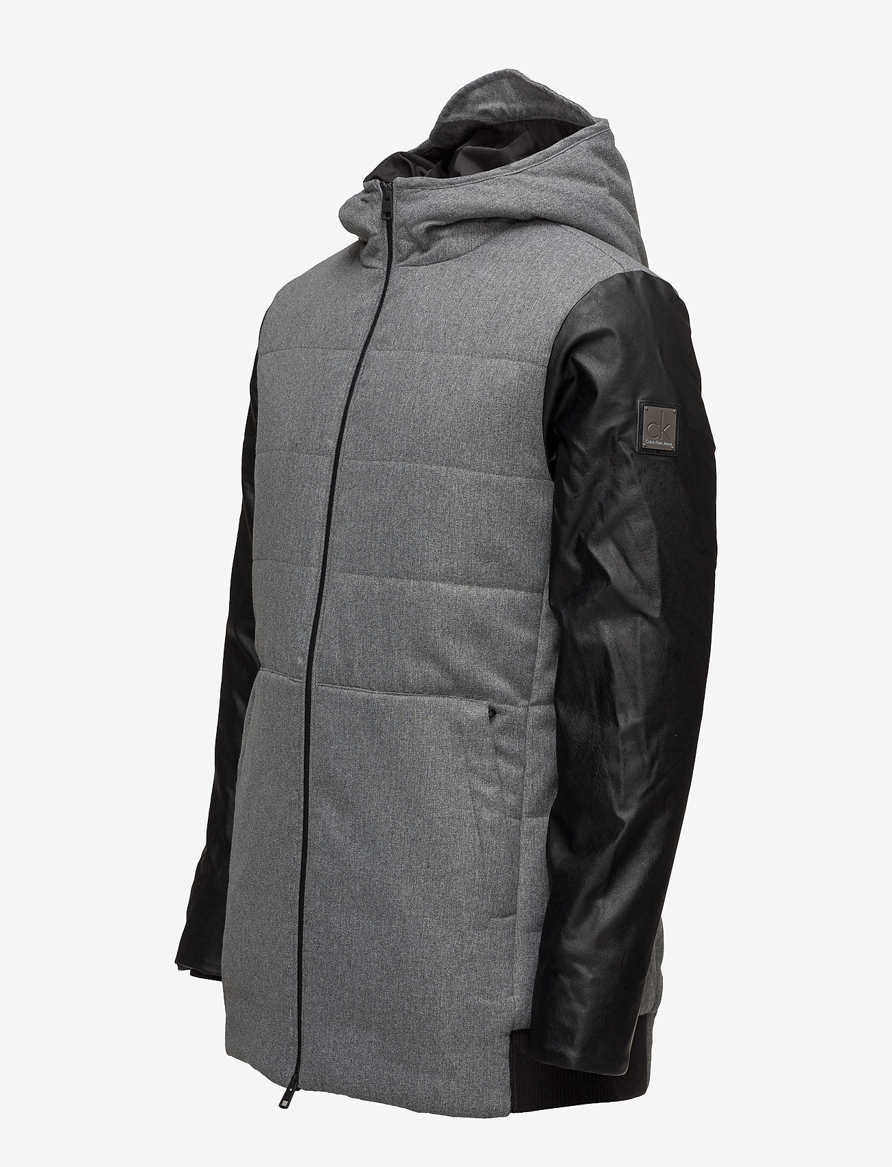 Calvin Klein Jeans - ONDUL HD MIX MEDIA PADDED JACKET - midgreyheather/ck black - 5