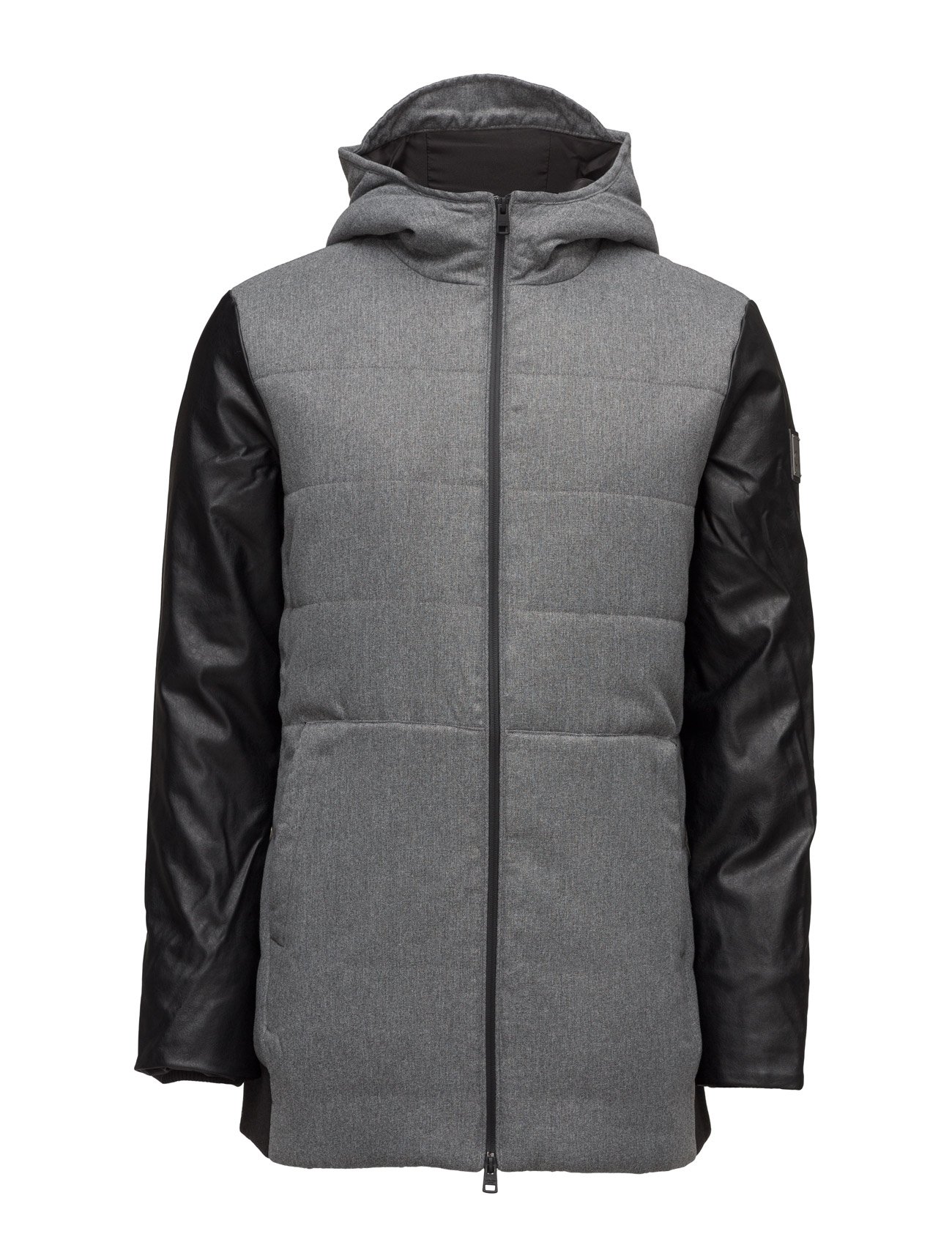 Calvin Klein Jeans - ONDUL HD MIX MEDIA PADDED JACKET - midgreyheather/ck black - 1