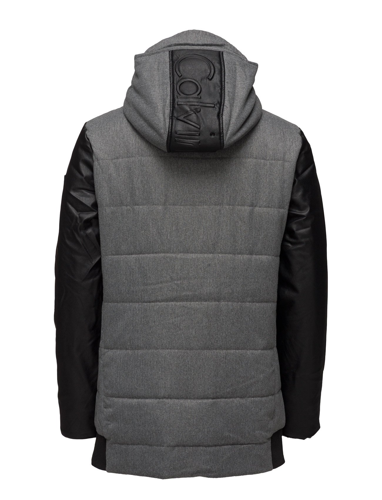 Calvin Klein Jeans - ONDUL HD MIX MEDIA PADDED JACKET - midgreyheather/ck black - 4