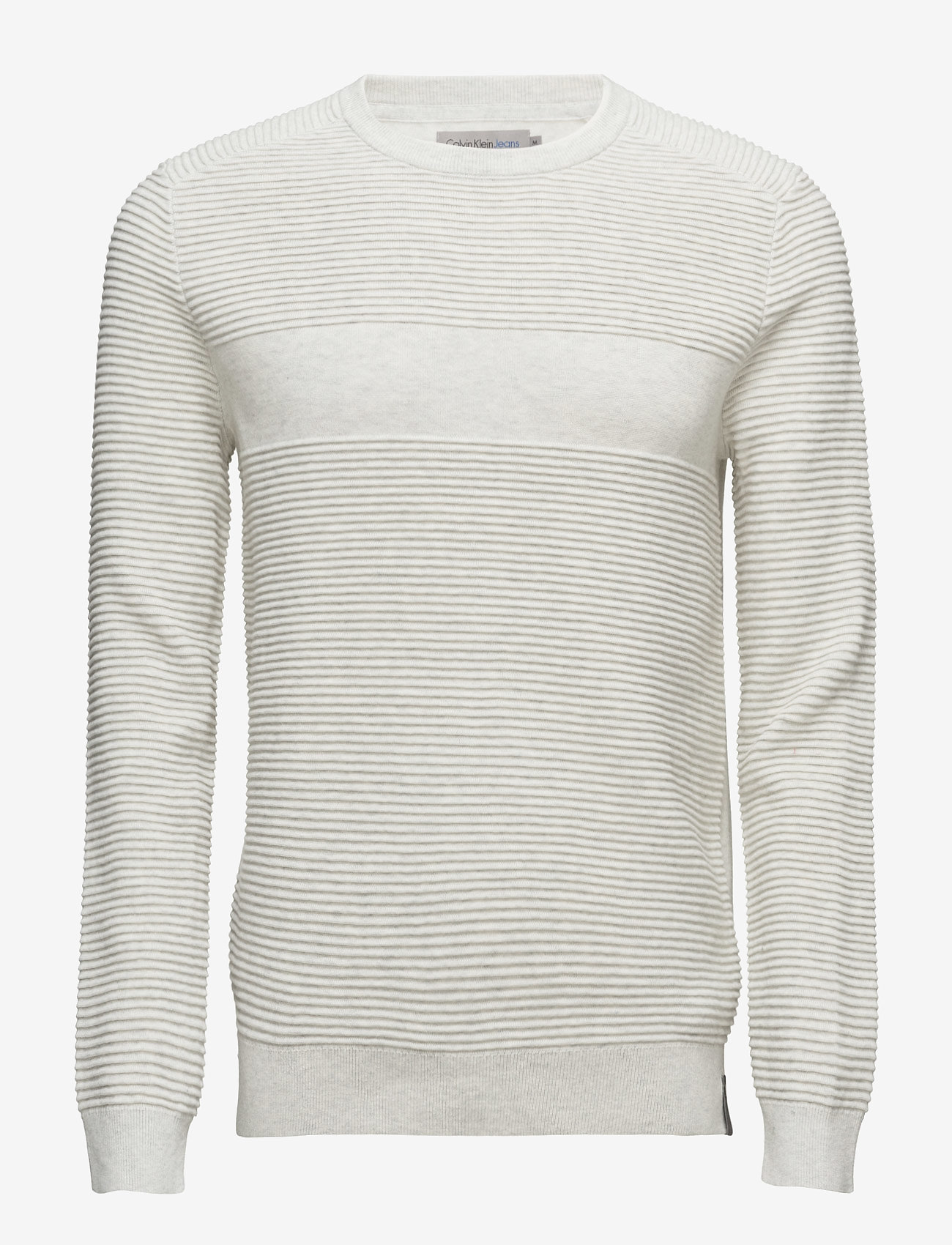 Calvin Klein Jeans - SORID 1 CN SWEATER LS - white heather - 0