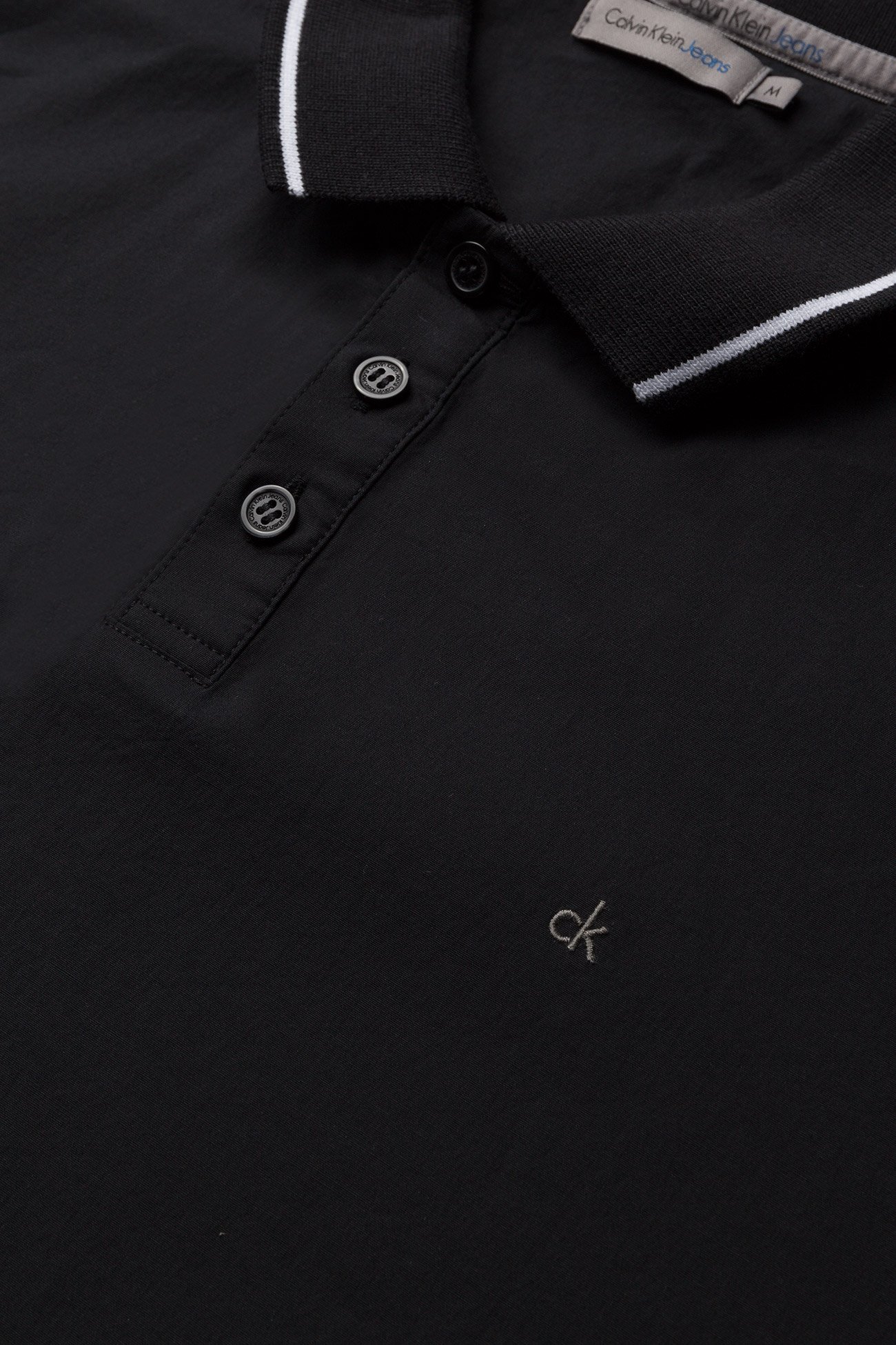 Calvin Klein Jeans - PELLIT POLO SS - ck black - 2