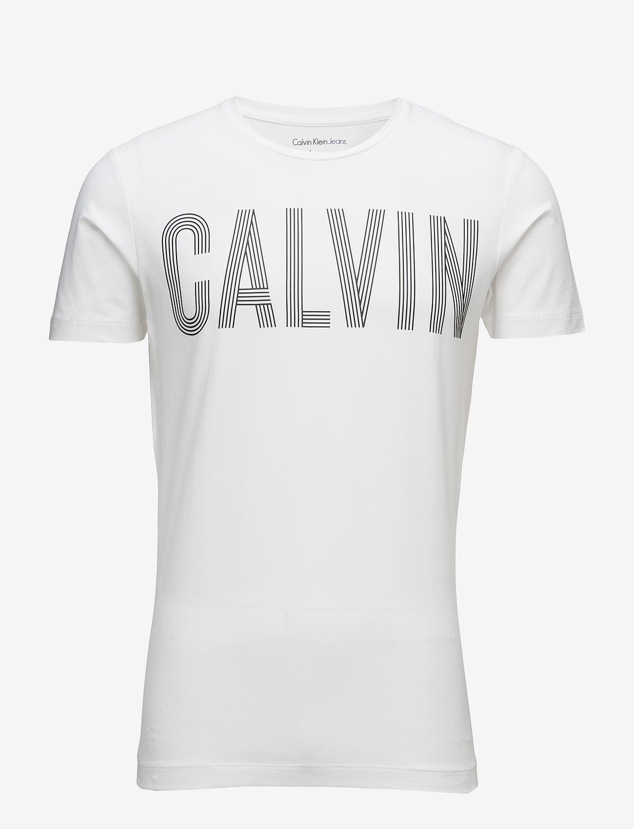 Calvin Klein Jeans - TYRUS SLIMFIT CN TEE - bright white - 0