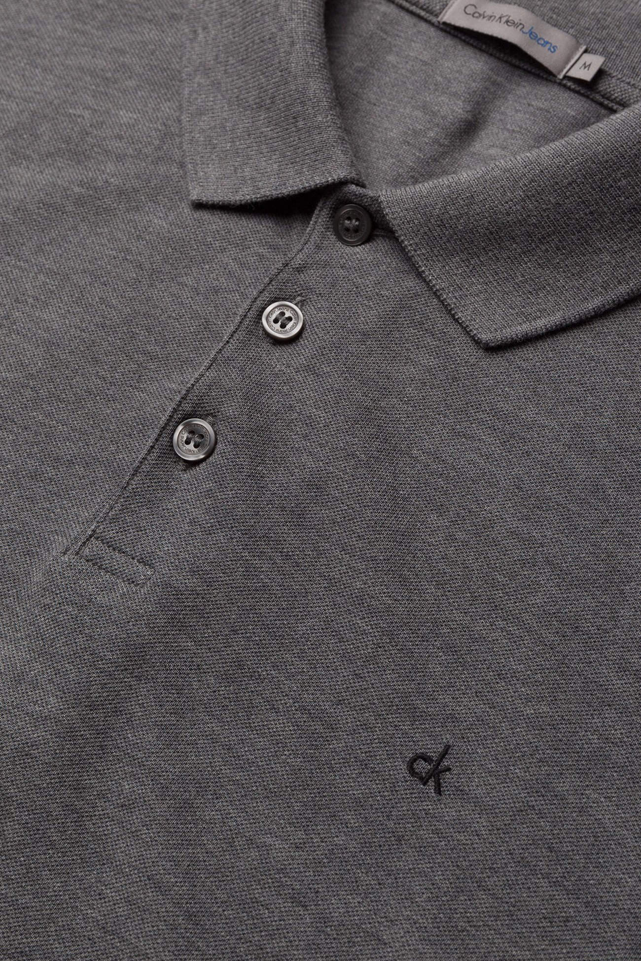 Calvin Klein Jeans - PAUL POLO SS, 025, M - mid grey heather - 2