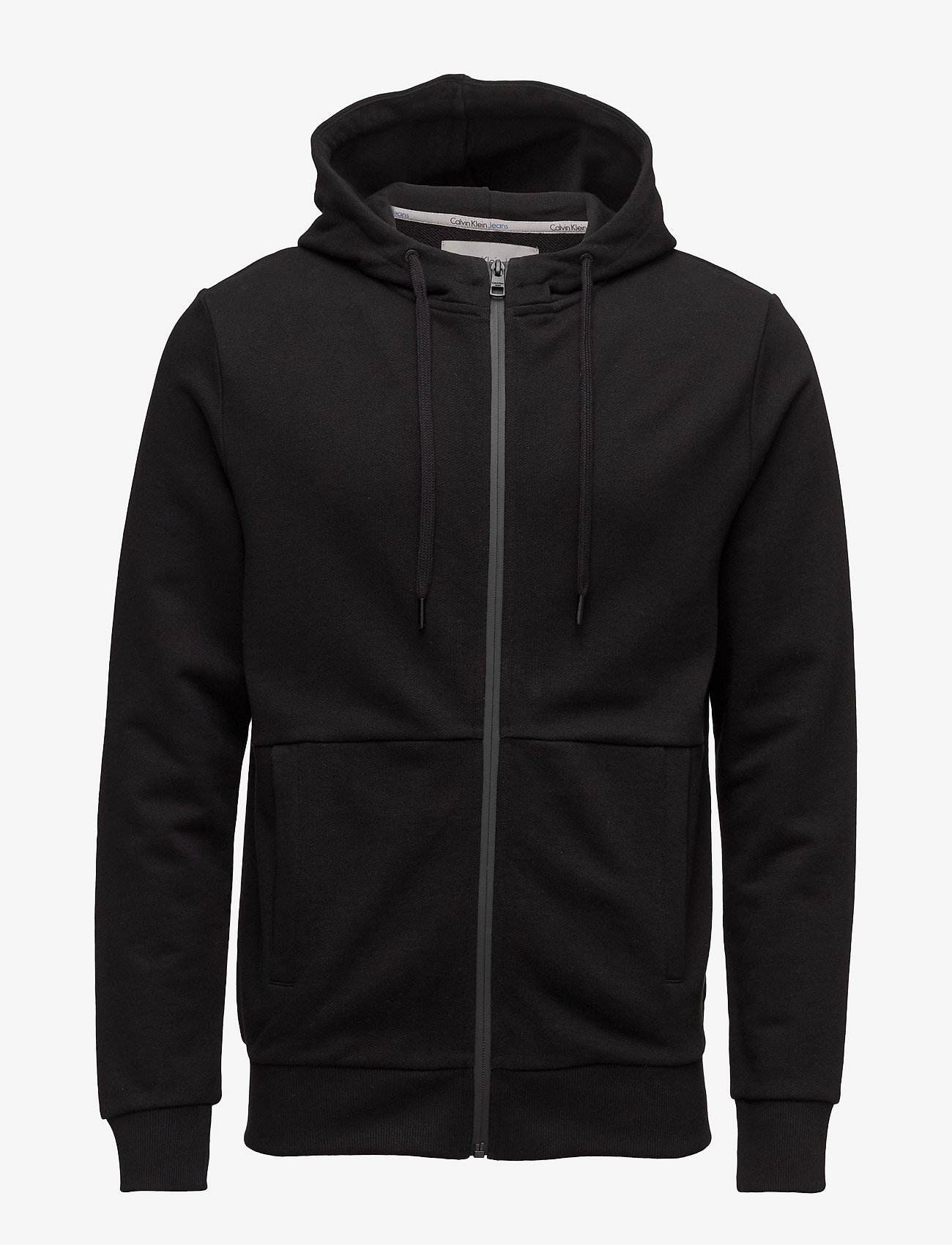 Calvin Klein Jeans - HAXO HOODIE ZIPTHRU LS - ck black - 0