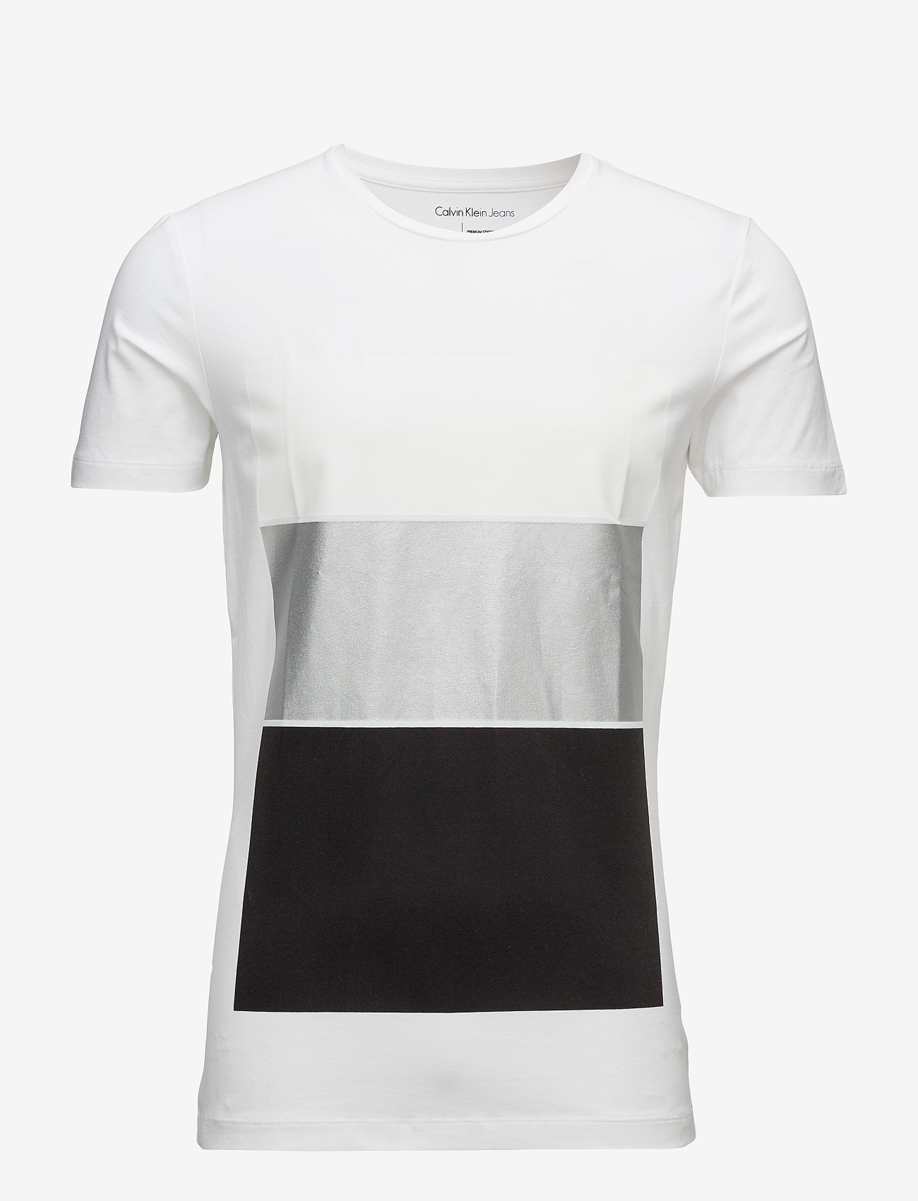 Calvin Klein Jeans - TULUS SLIMFIT CN TEE SS - bright white - 0