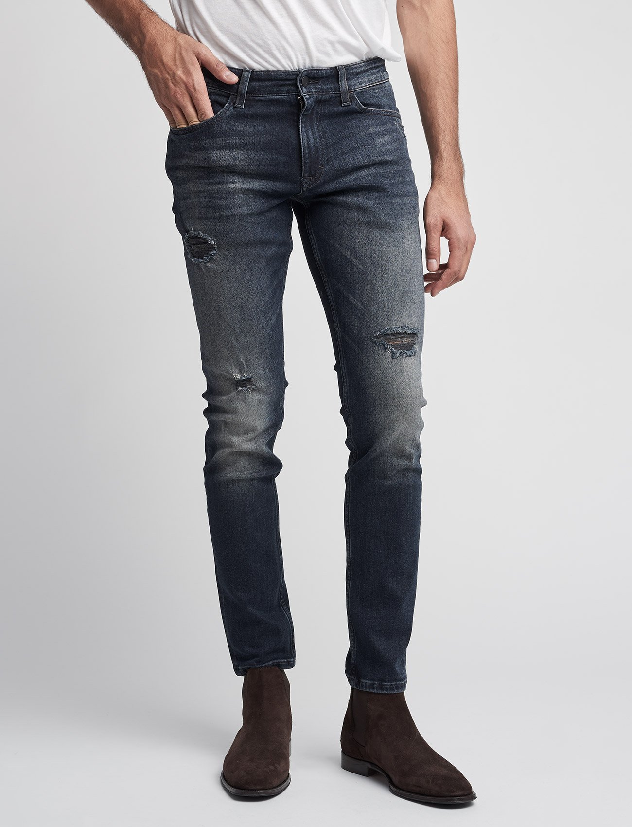 Calvin Klein Jeans - Skinny - Mason Blue, - mason blue destructed - 1