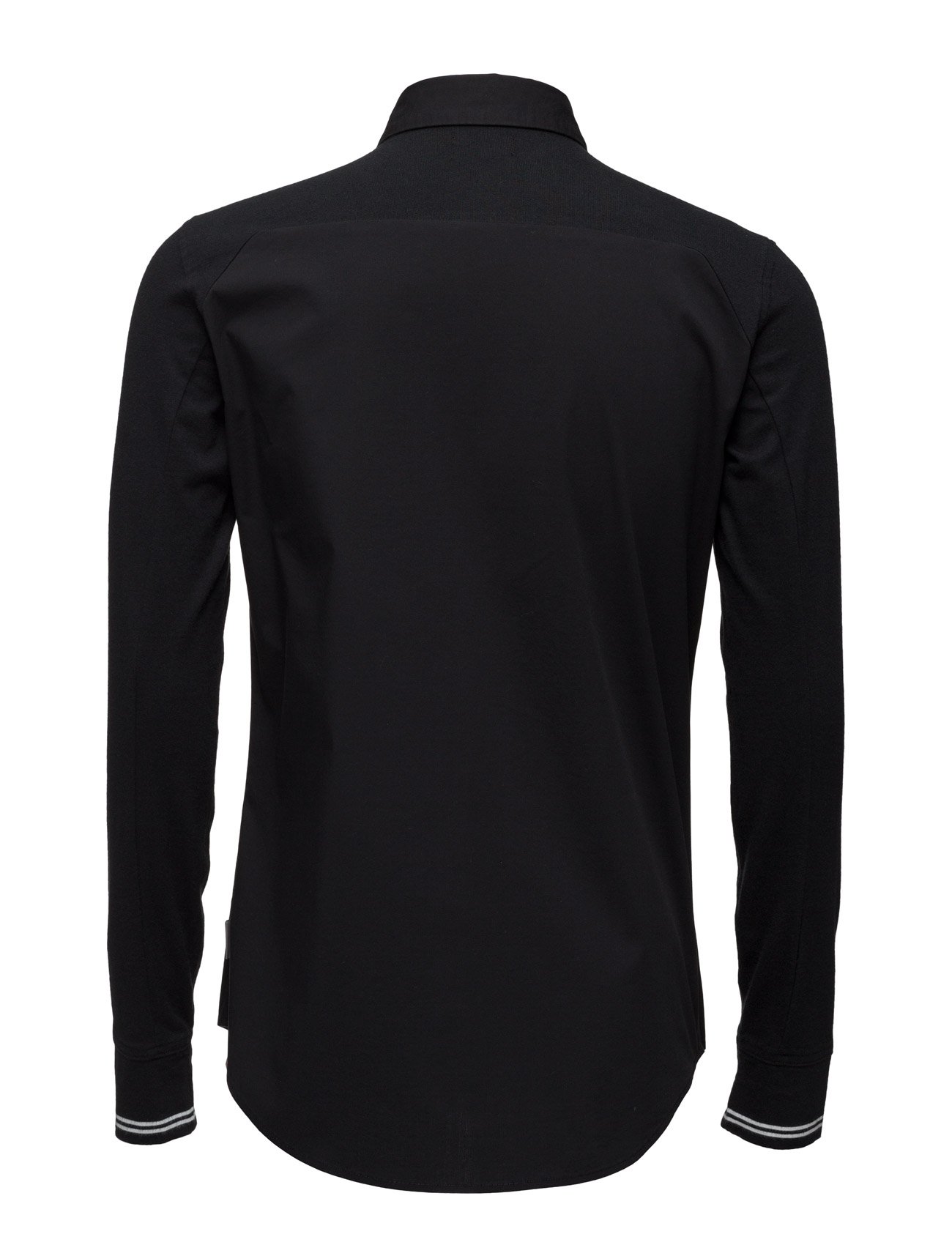 Calvin Klein Jeans - WIRO MIXED MEDIA SOLID SHIRT L/S - ck black solid / ck black - 3