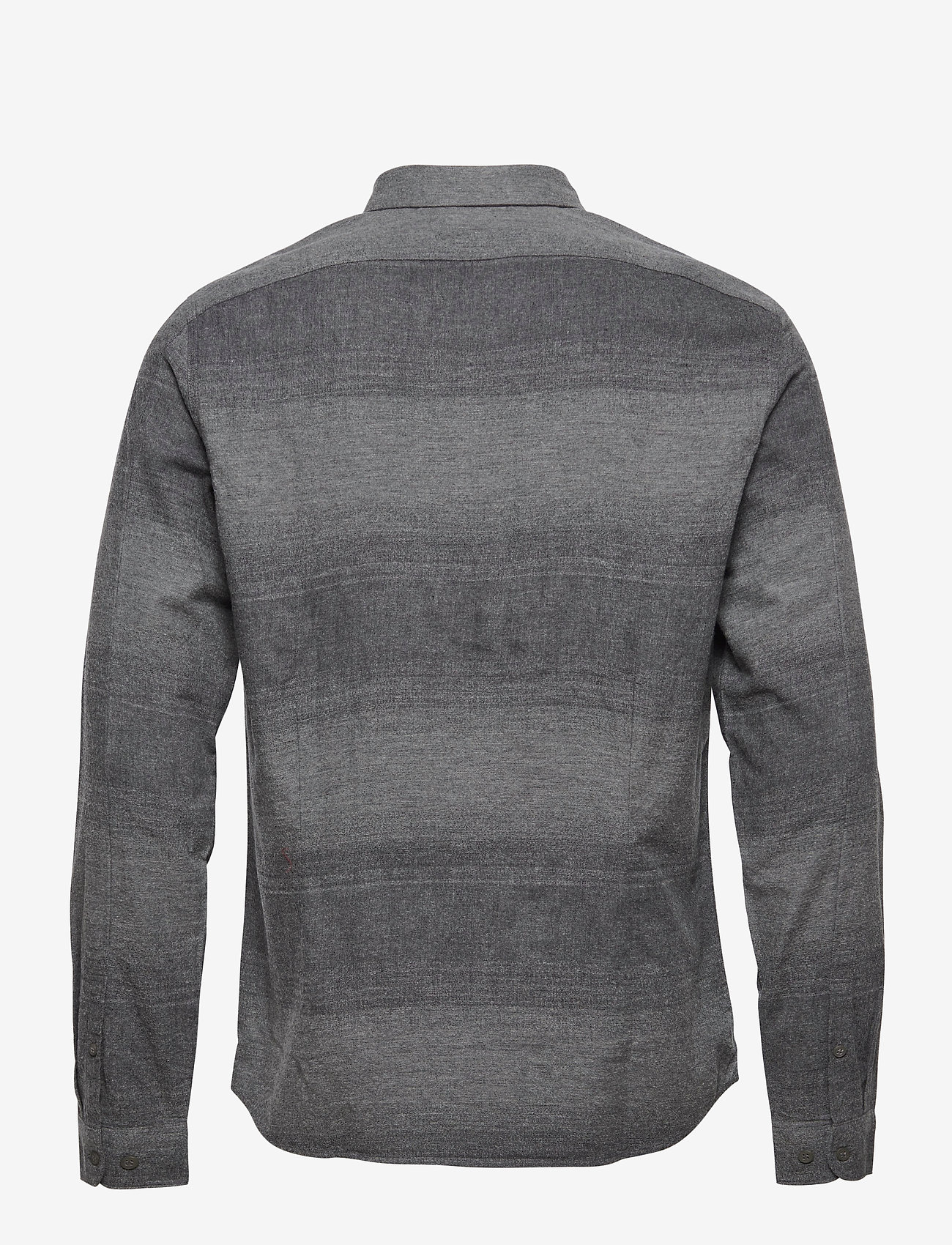 Calvin Klein Jeans - WILKEN STRIPED FLANNEL SHIRT L/S - mid grey heather - 1