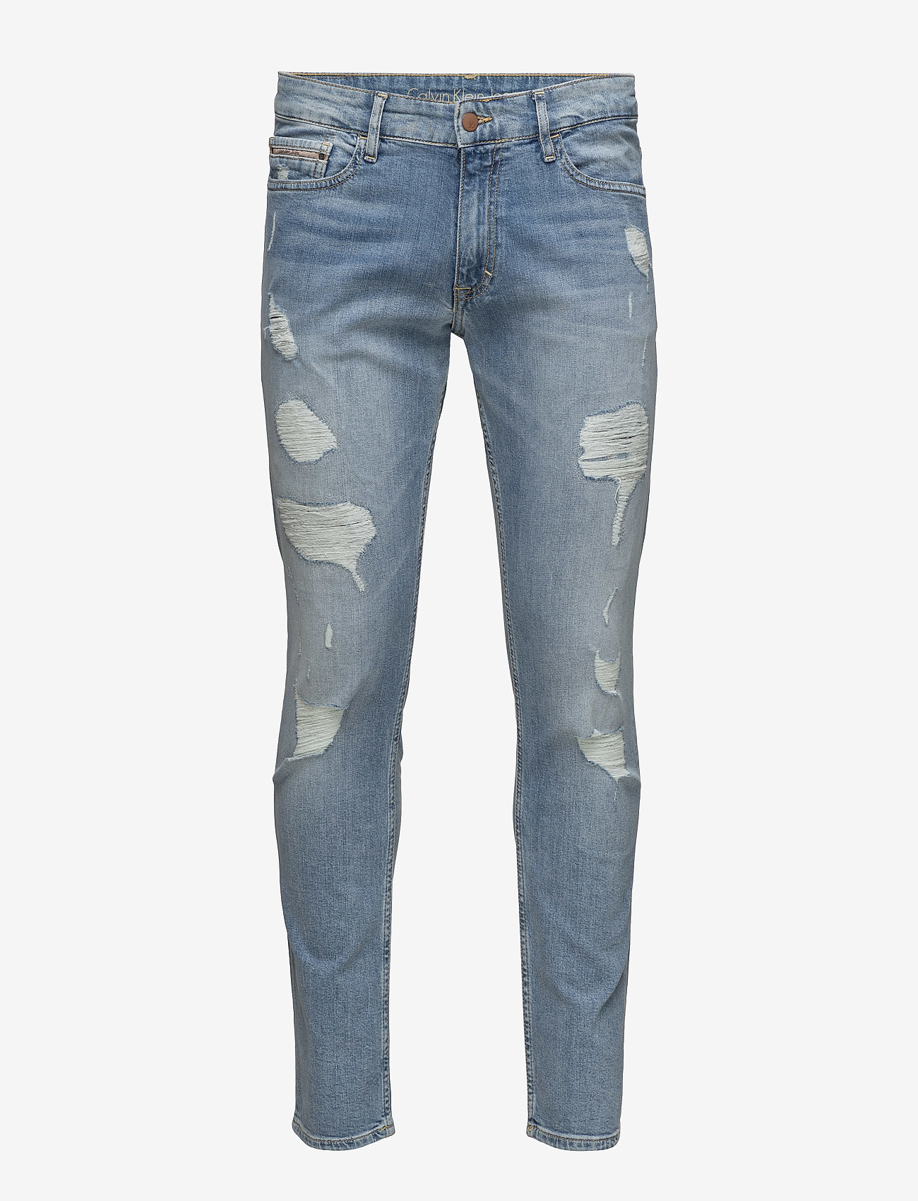 Calvin Klein Jeans - Skinny - Crackle Blu - cracle blue - 0