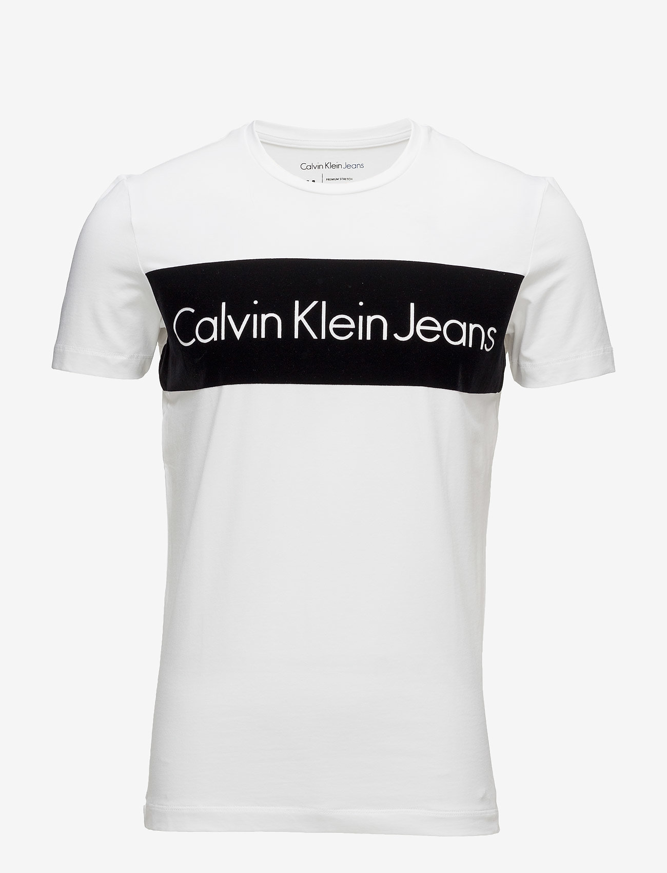 Calvin Klein Jeans - TREAK SLIMFIT CN TEE - bright white - 0