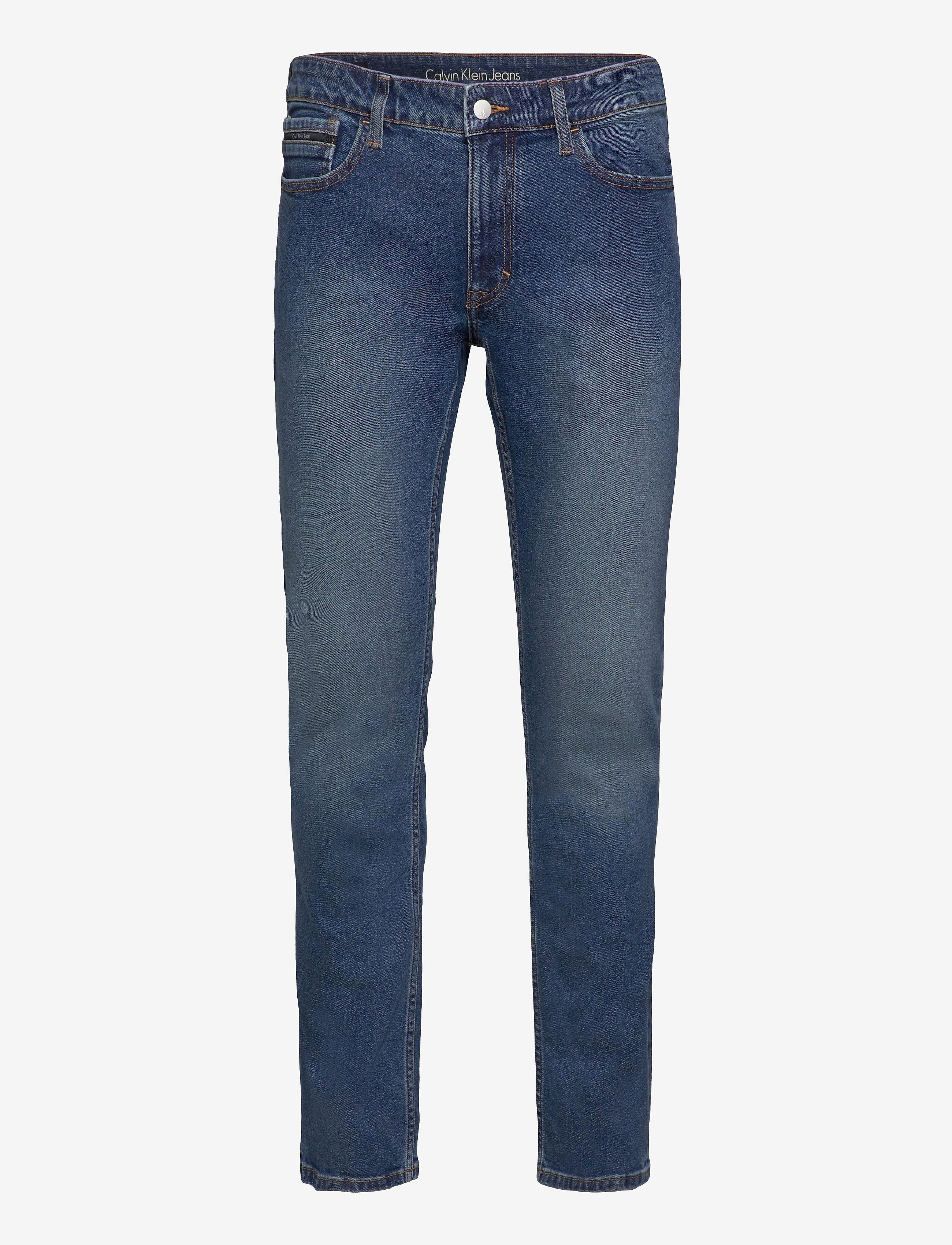 Calvin Klein Jeans - Slim Straight - 93 Mid Blue - 93 mid blue - 0
