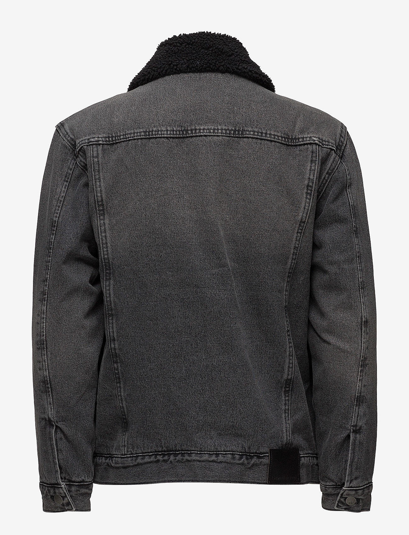 Calvin Klein Jeans - Sherpa trucker- Blac - black top rigid - 1