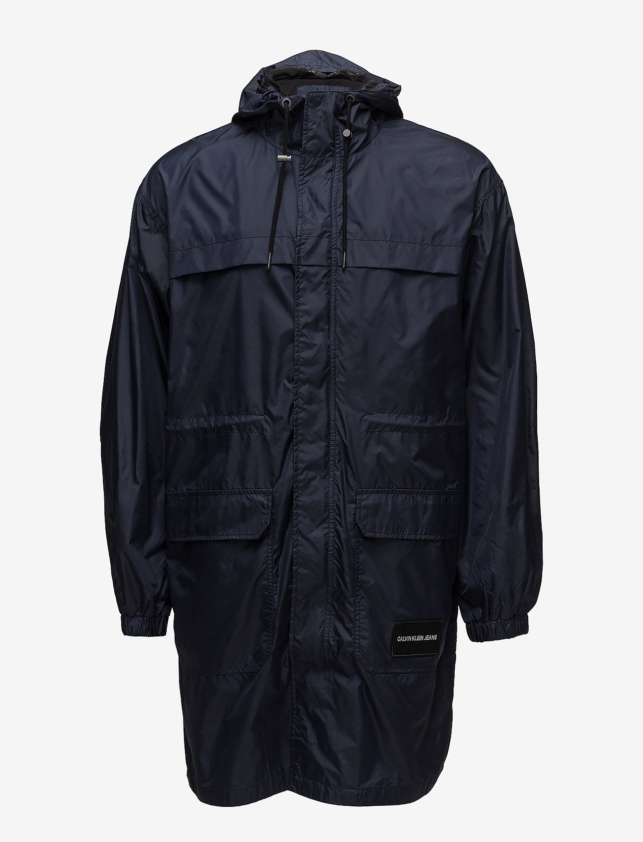 Calvin Klein Jeans - MID LENGTH HOODED NYLON PARKA - night sky - 1
