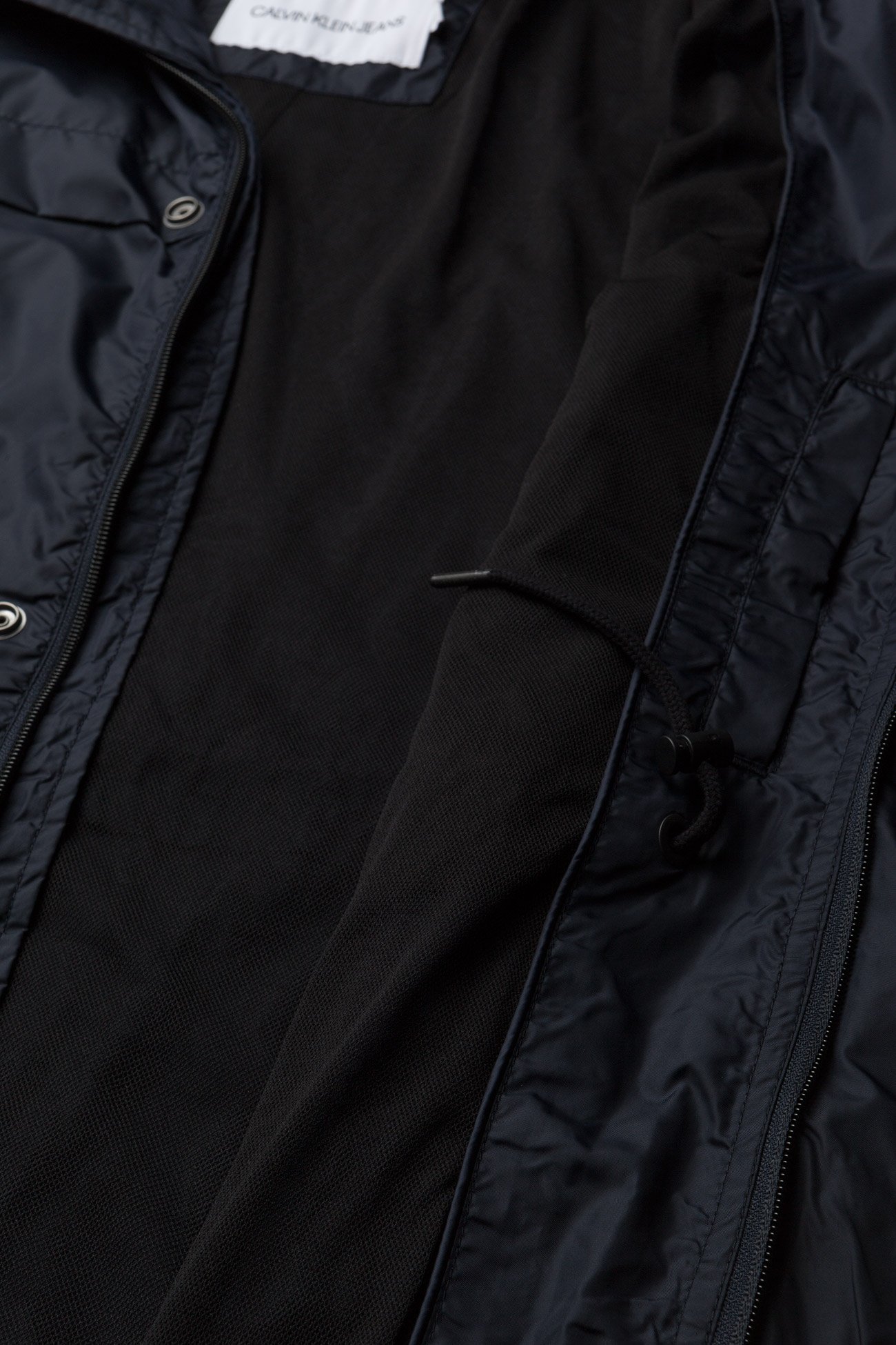 Calvin Klein Jeans - MID LENGTH HOODED NYLON PARKA - night sky - 4