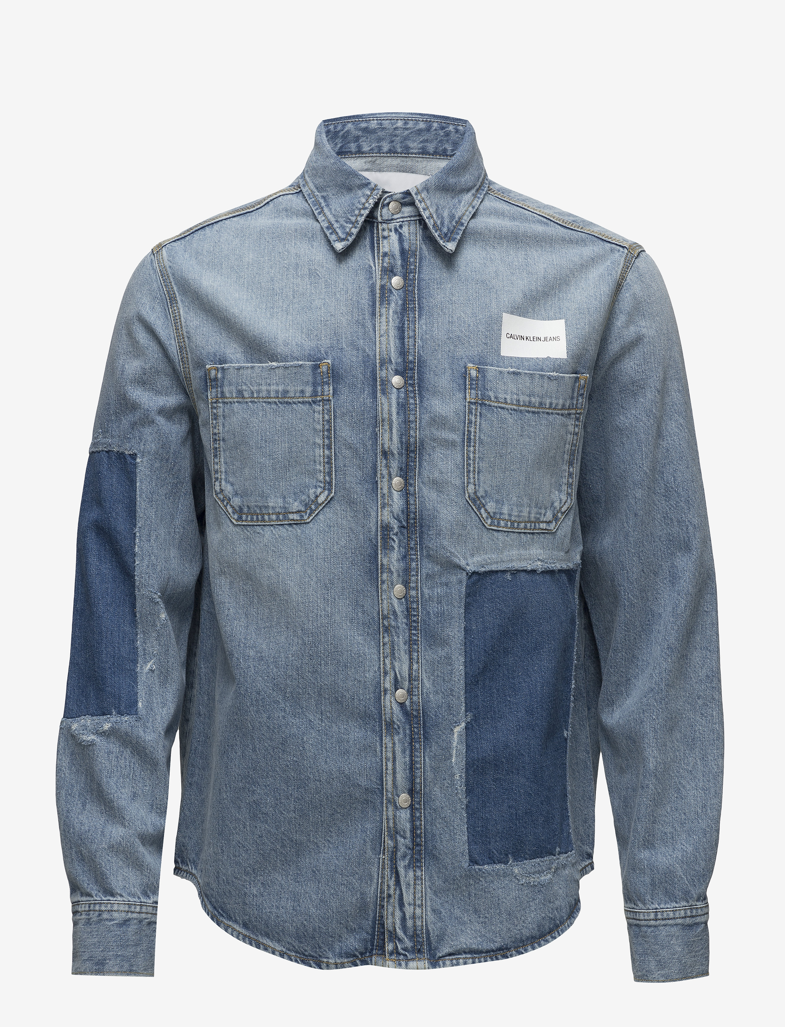 Calvin Klein Jeans - Patched Utility Shir - nikki blue - 0